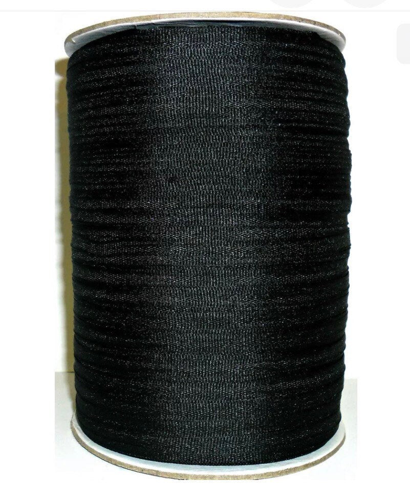 6mm Hem Stay Tape, Black or White, Seam Stabilizer (5mts)