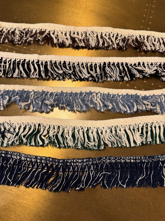 Fringe, Cotton Fringe, Tassel, Blanket Fringe, 6 Colours, Furnishings, Craft, Lace, Clothing
