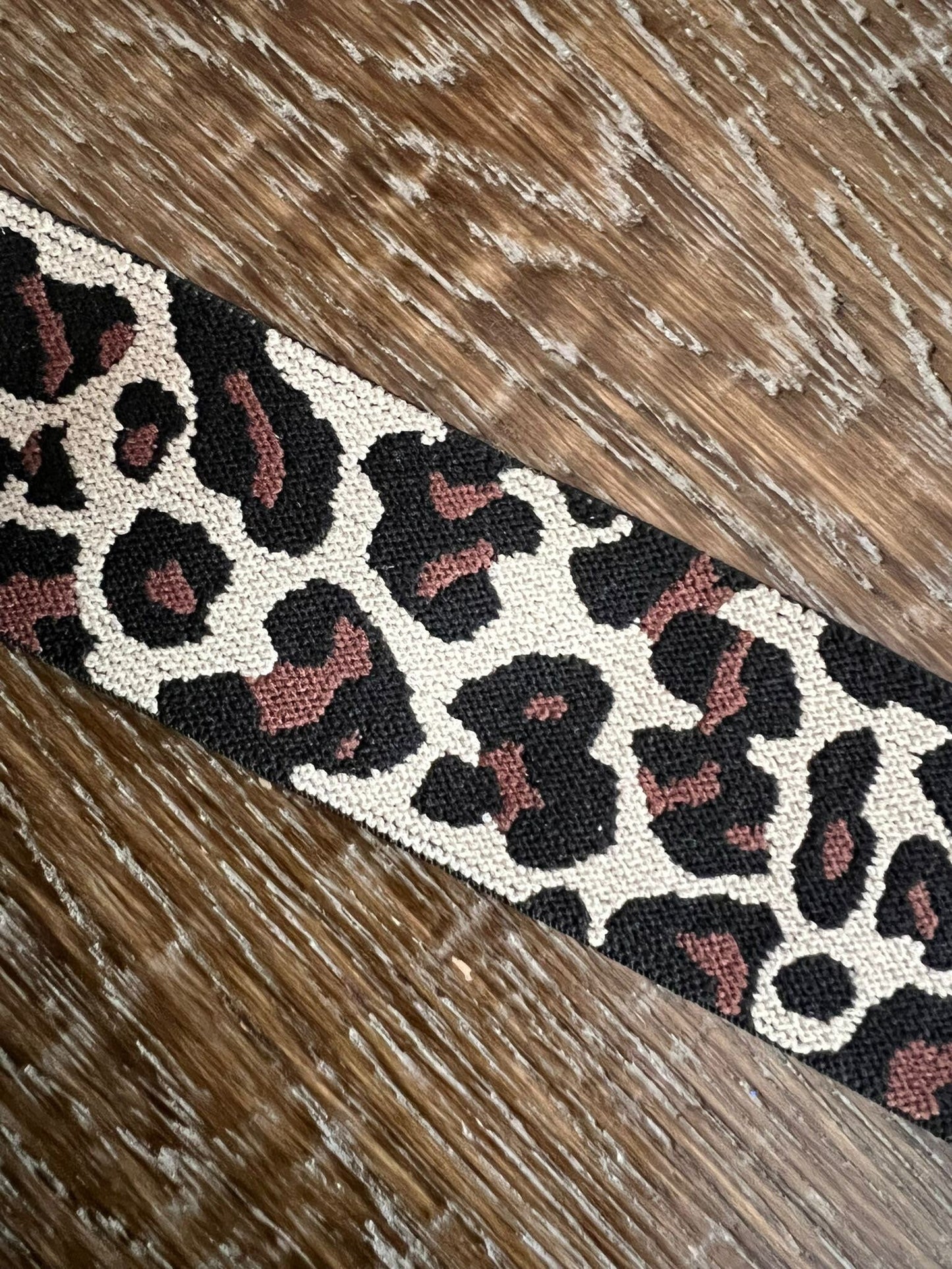Animal Print Woven Elastic, 1.6" Wide, Belts & Crafting