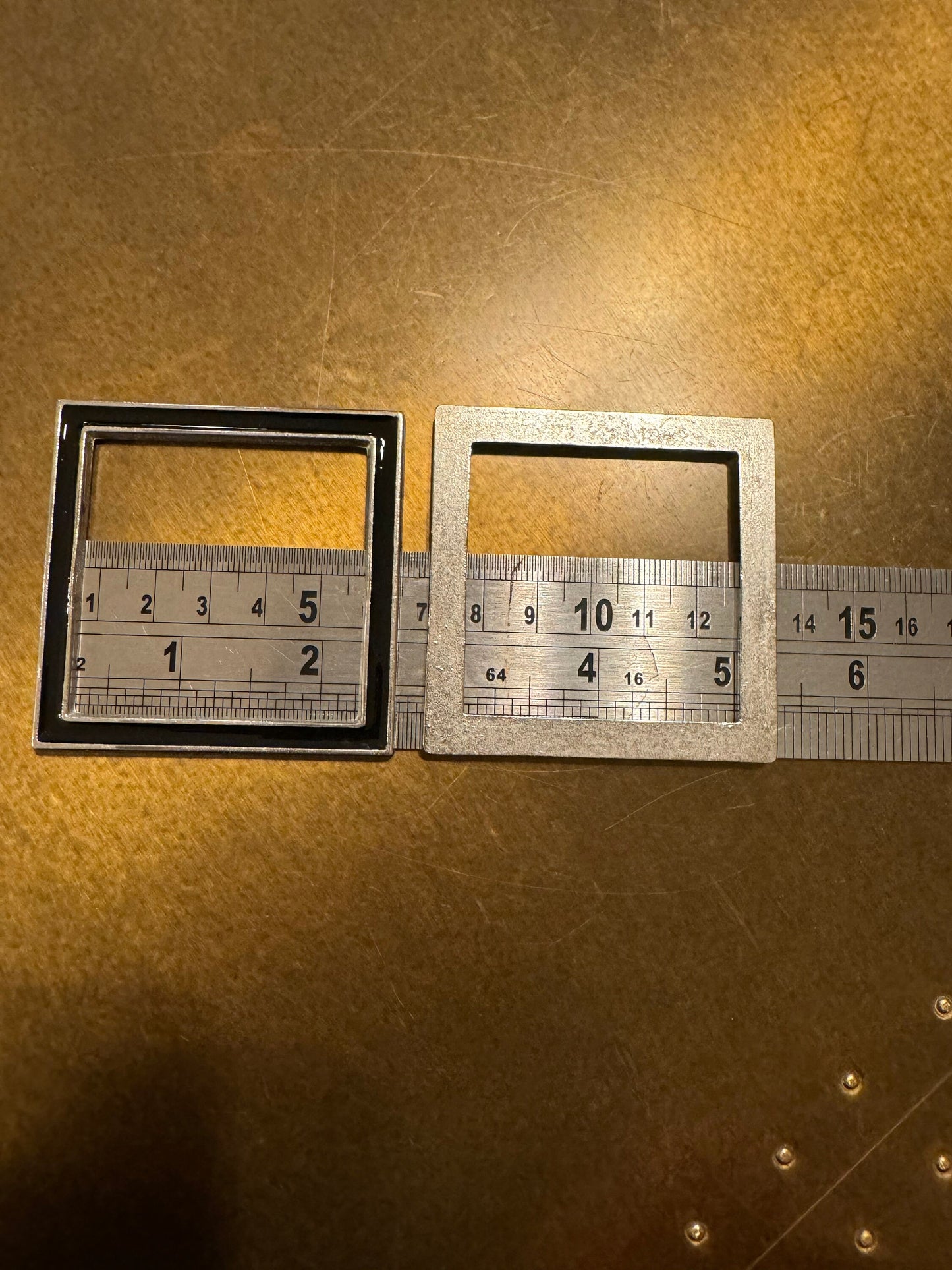 Metal Buckle, Square Ring, Silver, Black, Swimwear, Clothing, Bags
