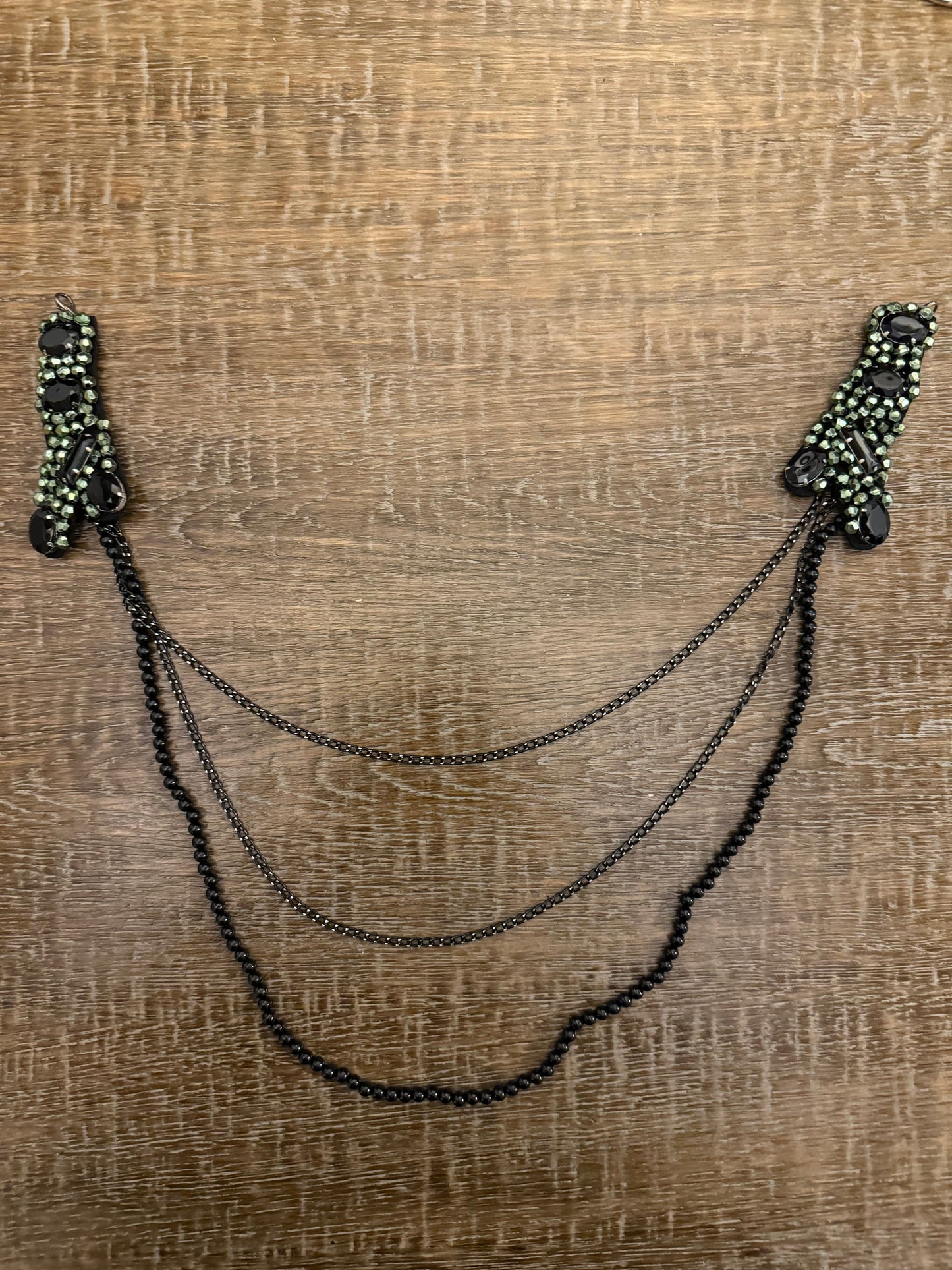 Beaded Shoulder Chain, Adjustable Body Jewelry