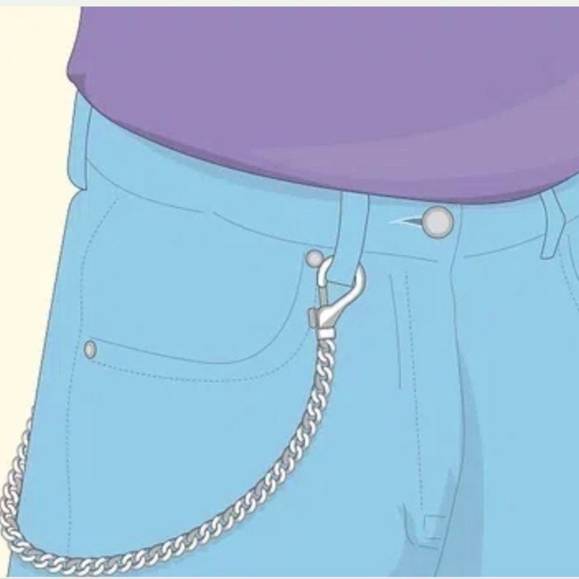 Jeans Chains, Beaded Jeans Chain, Fashion, 3 size selection, FAN Design