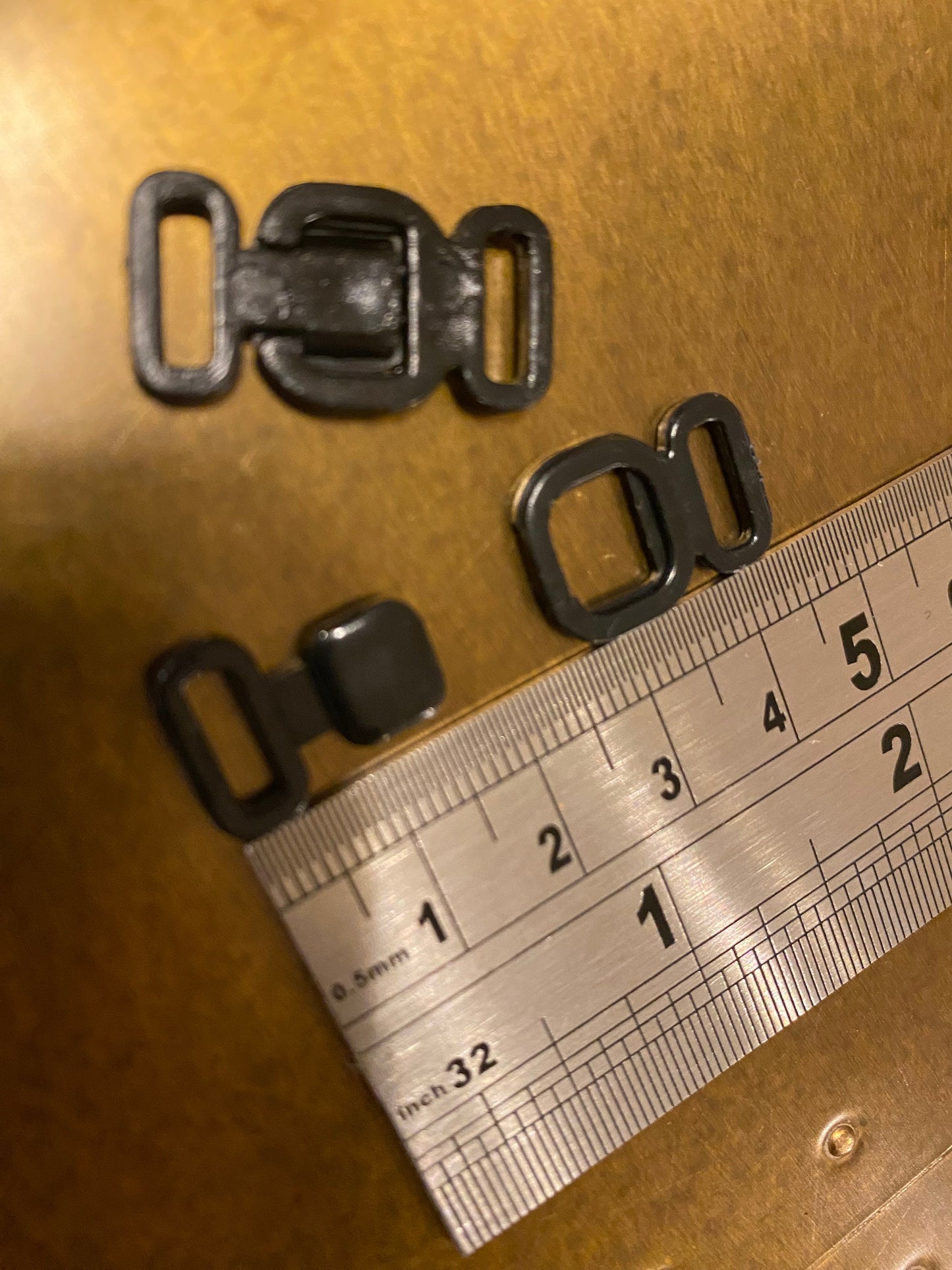 4pcs, Clasp, 2 part Clasp, White, Black, Swimwear, Buckle, Bikini, Belt, Craft