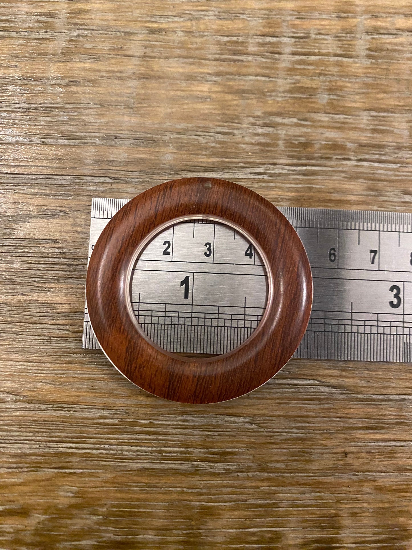 Mock Wood Buckles and Rings, Clothing Embellishments