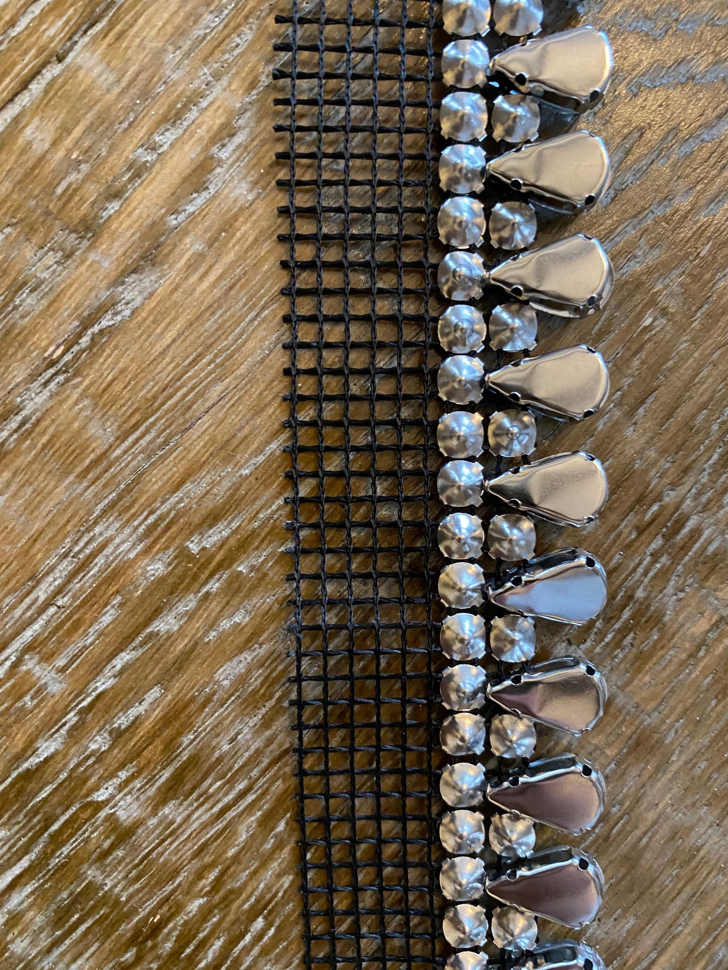Teardrop Rhinestone Jewel Trimming Tape, Sewing, Costumes