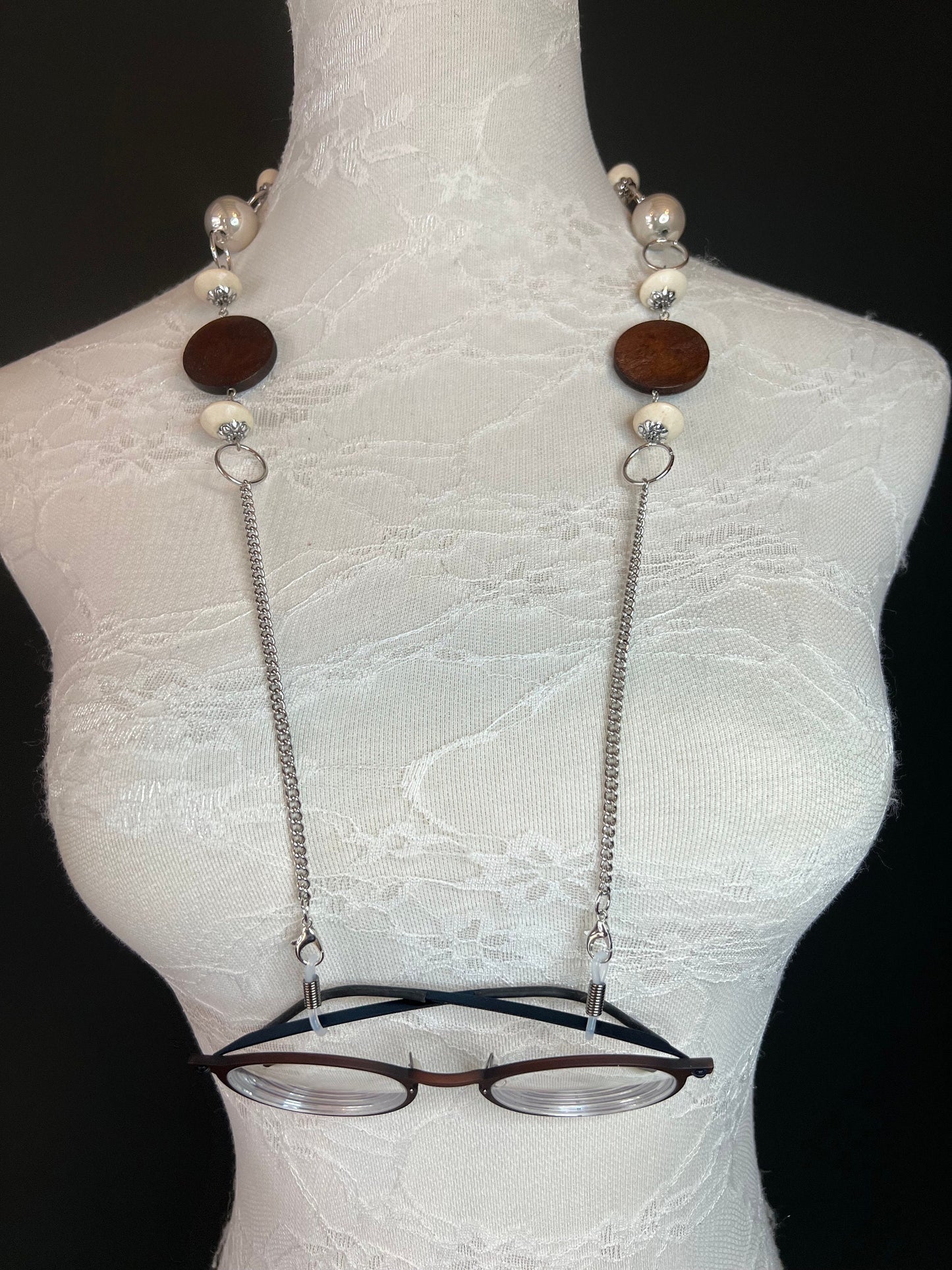 Glasses chain, Spectacles Chain, Beaded glasses chain, silver, gold, men’s, ladies, children’s, handmade