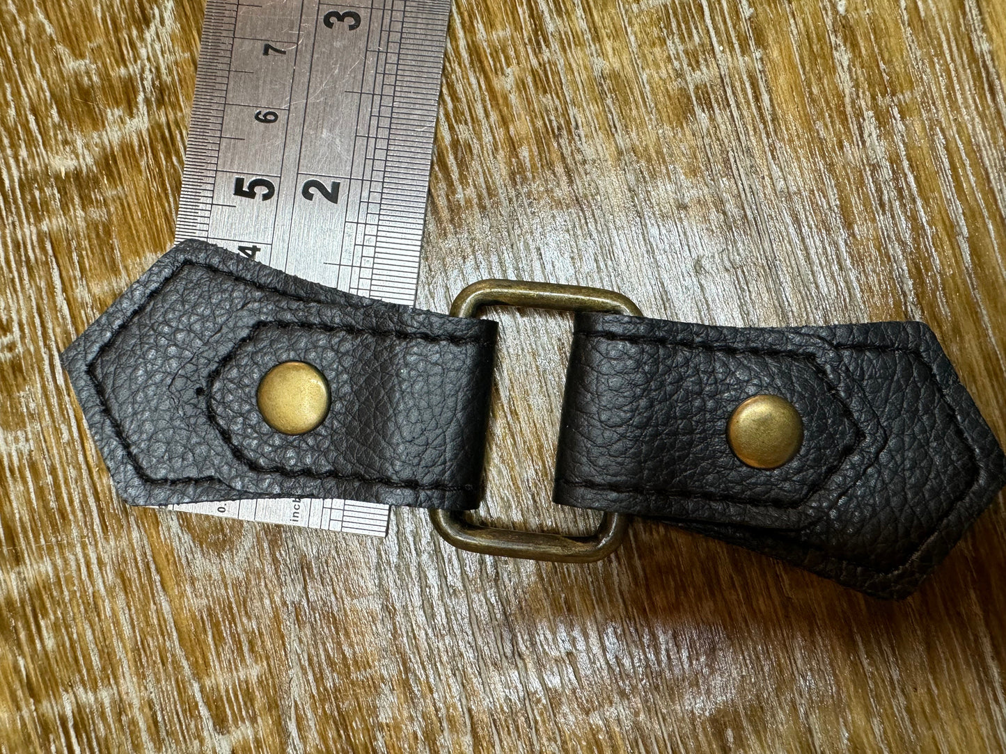 Kilt Strap, Antique Brass Buckle, Matt Black, High Quality, Crafts, Clothing, Bags, 4cm x 14cm, Soft Vegan Kilt Strap, Bags, Clothing