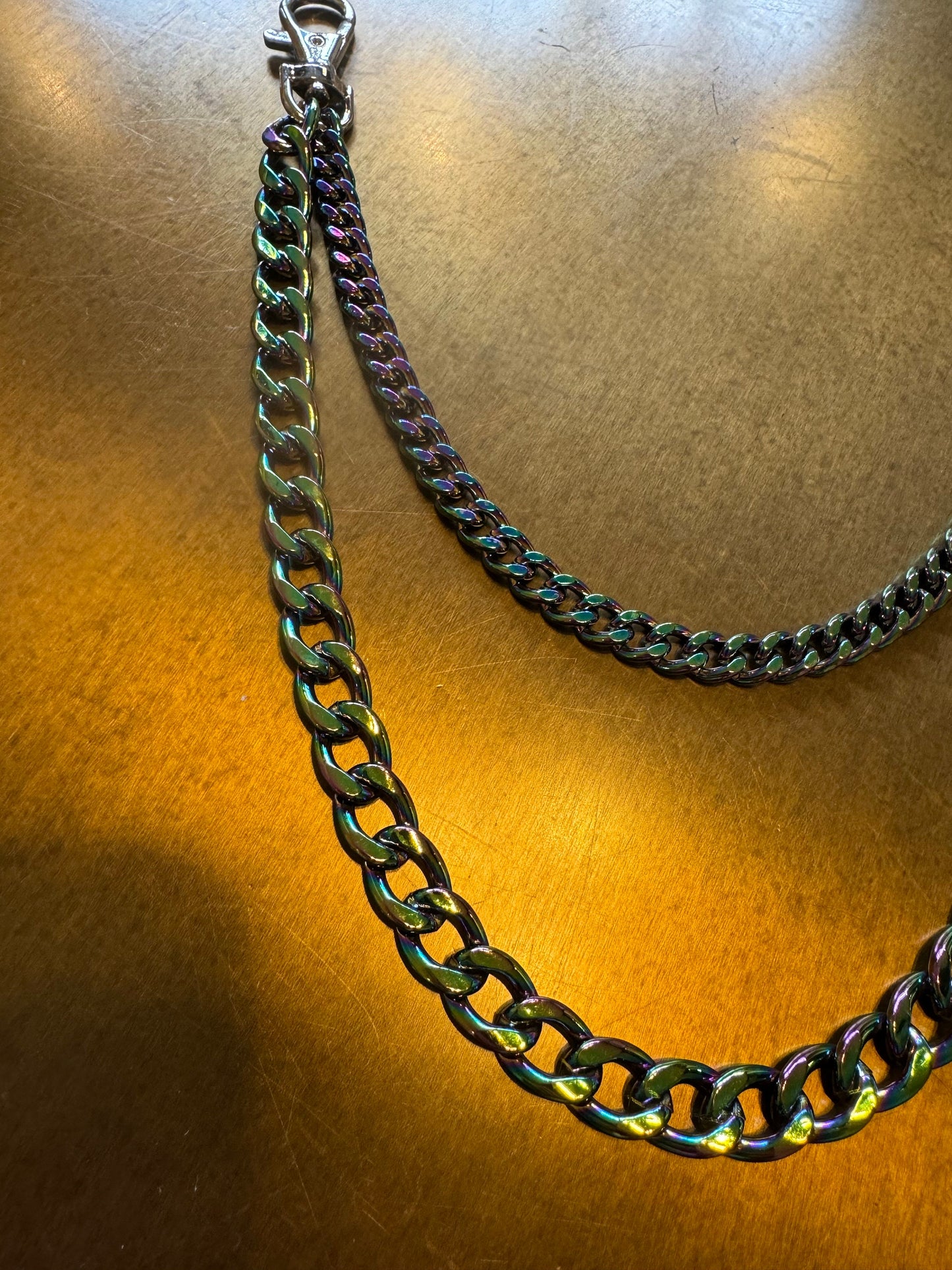 Multicolour Layered Jeans Chains, Street Fashion, Hip Hop, 6 size selection, 2 Layers, Festival, Body Chain, Bag Chain, Accessory,FAN Design