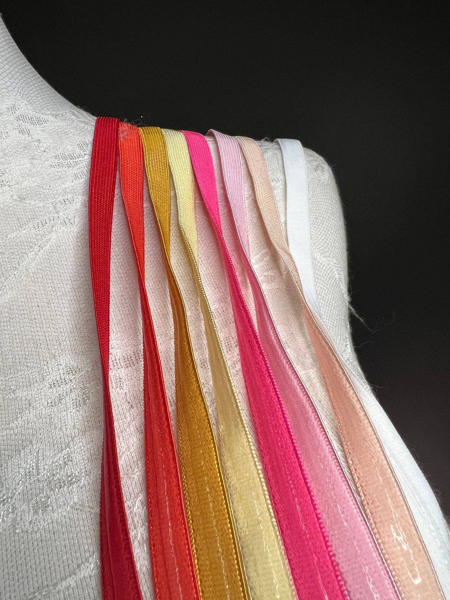 Silicone Grip Elastic, 10mm Wide, 16 Colours