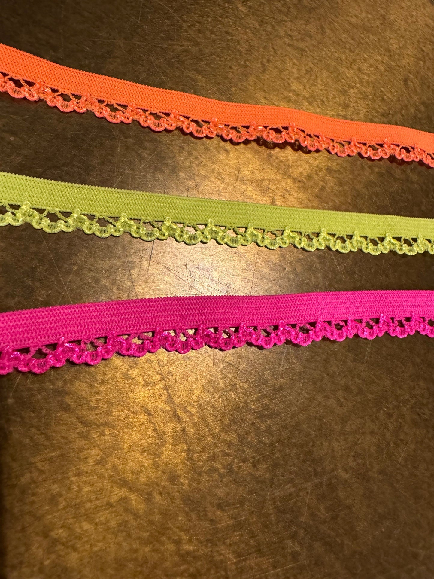 Picot Elastic, 10mm Scallop Edging, Lace Edge Trimming, Knicker Elastic, 15 Colours, Lingerie Elastic, Underwear Elastic