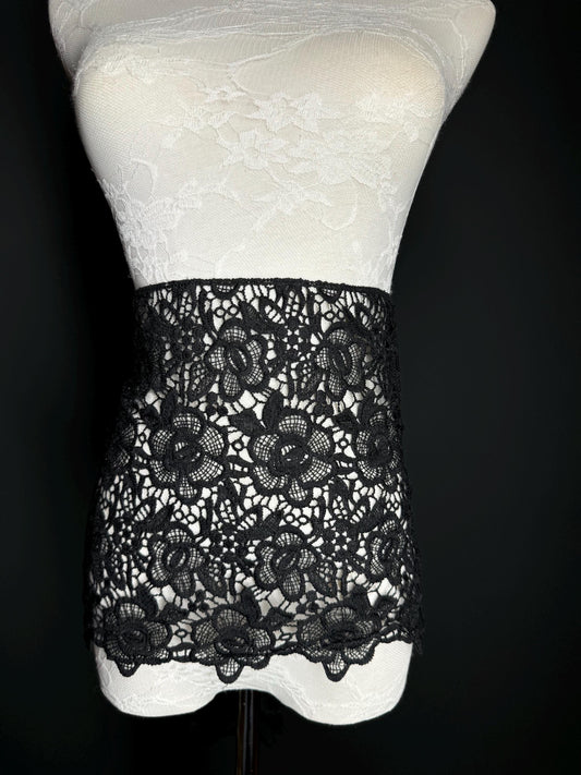 Lace Trim, 10” Wide Lace, Colourn Lace, 25cm Wide, High Quality, Dense, Dresses, Tops, Lace