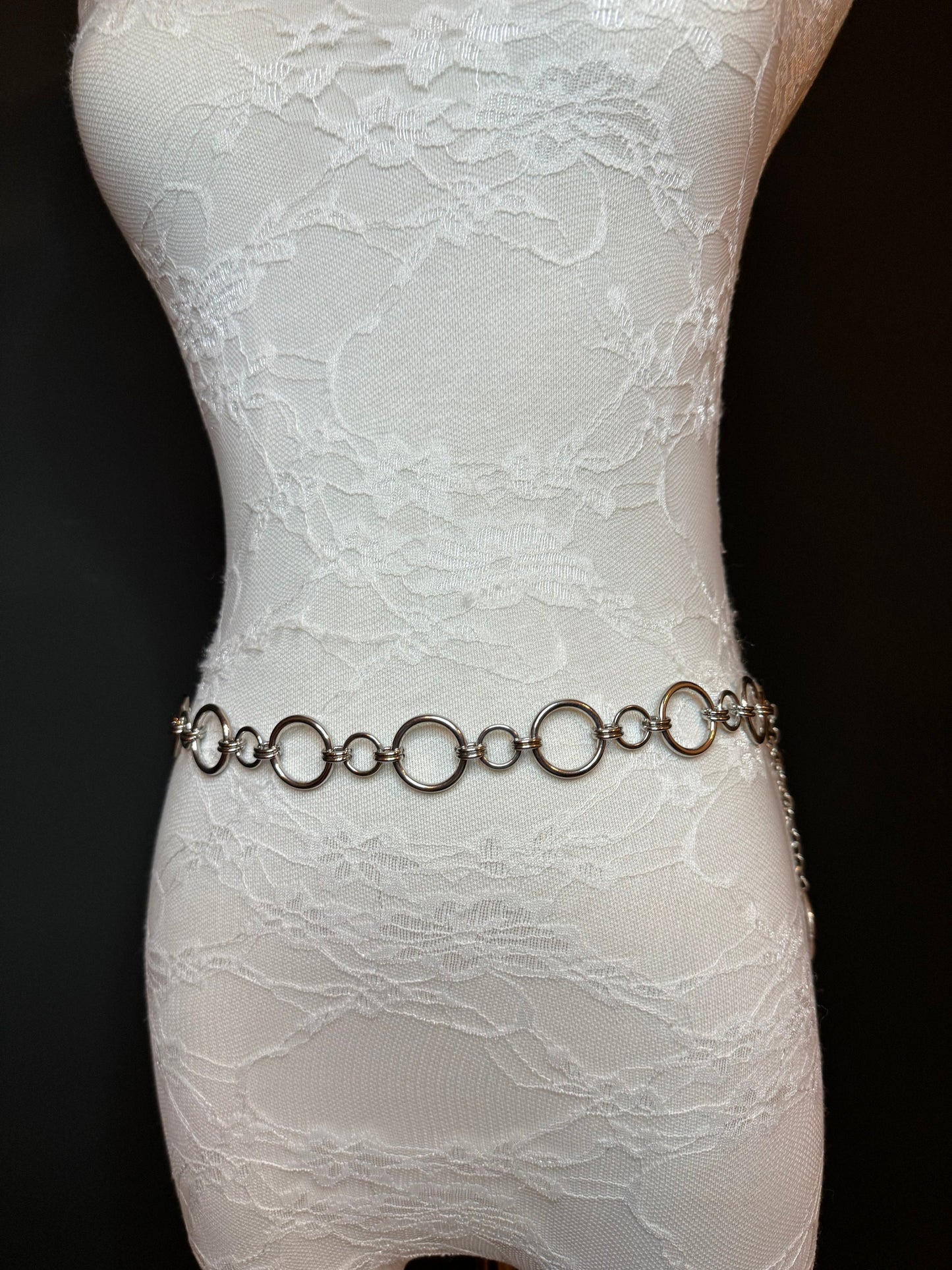 X-long Belt, Ring Belt, Chain Belt, Fashion Belt, Teen Sizes, 18”-60” sizes, FAN Design, Swimwear, Beach, Dress Belt, Elegant Belt