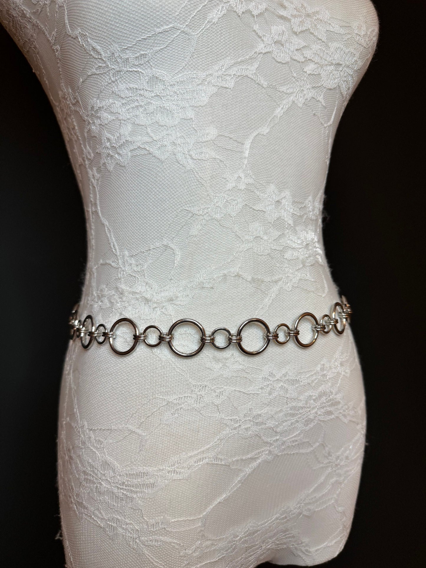 X-long Belt, Ring Belt, Chain Belt, Fashion Belt, Teen Sizes, 18”-60” sizes, FAN Design, Swimwear, Beach, Dress Belt, Elegant Belt