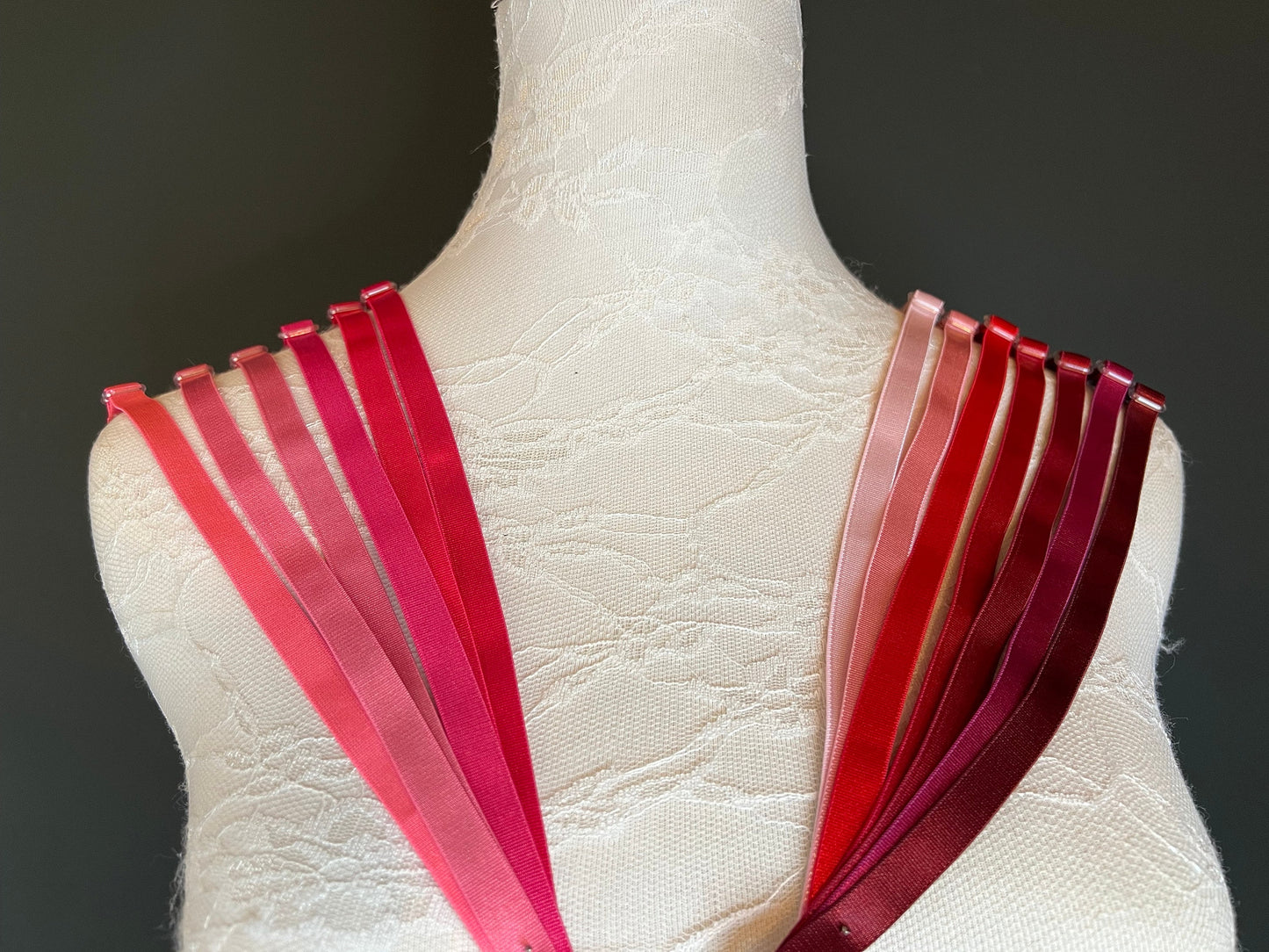 6mm, 10mm, Bra Straps, 6mm, 10mm Bra Elastic, Sewing Bra Straps, 82 Colours, Adjustable, Sew on, Lingerie, Bra Making, Crafts, Red, Pink