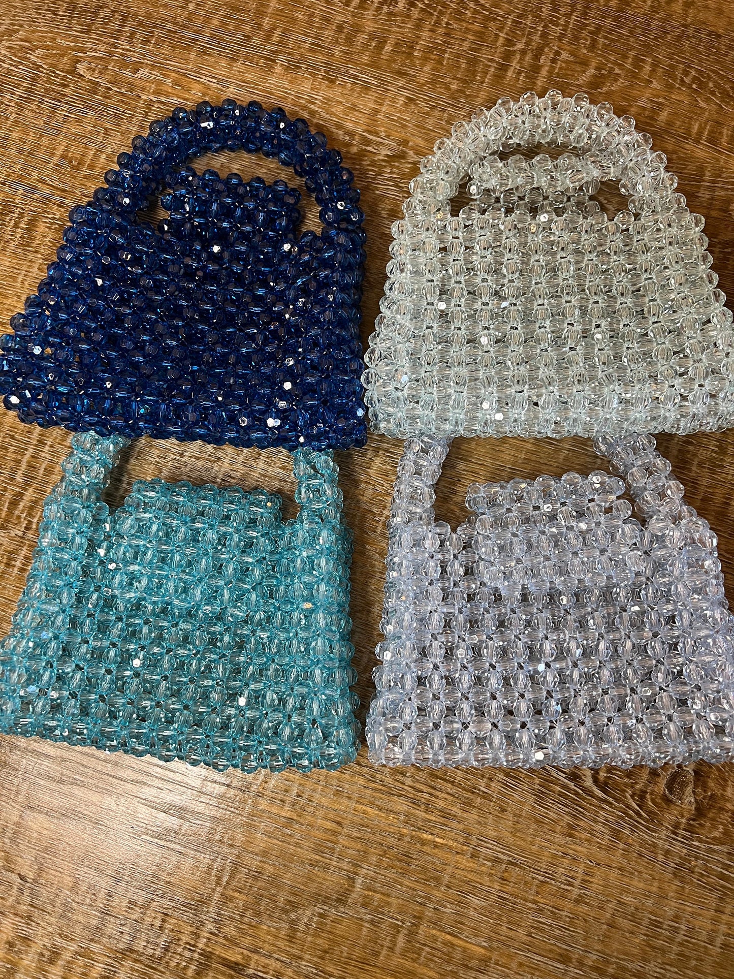 Handbag, Translucent Crystal Faceted Beads, FAN Apparel, 11 Colours, Gift, Unique Design, Fashionable Handbag, FAN Exclusive