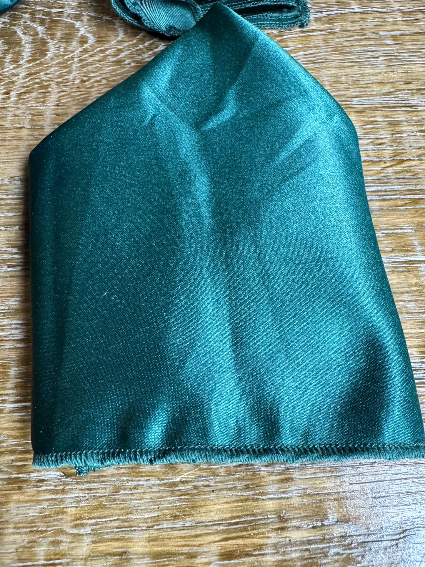 3D Corsage Flower, Pocket Square, His, Hers, 2 piece set, Corsage, Bridal, Clothing, Dress, Hat, FAN Design, FAN Collection, Bottle Green