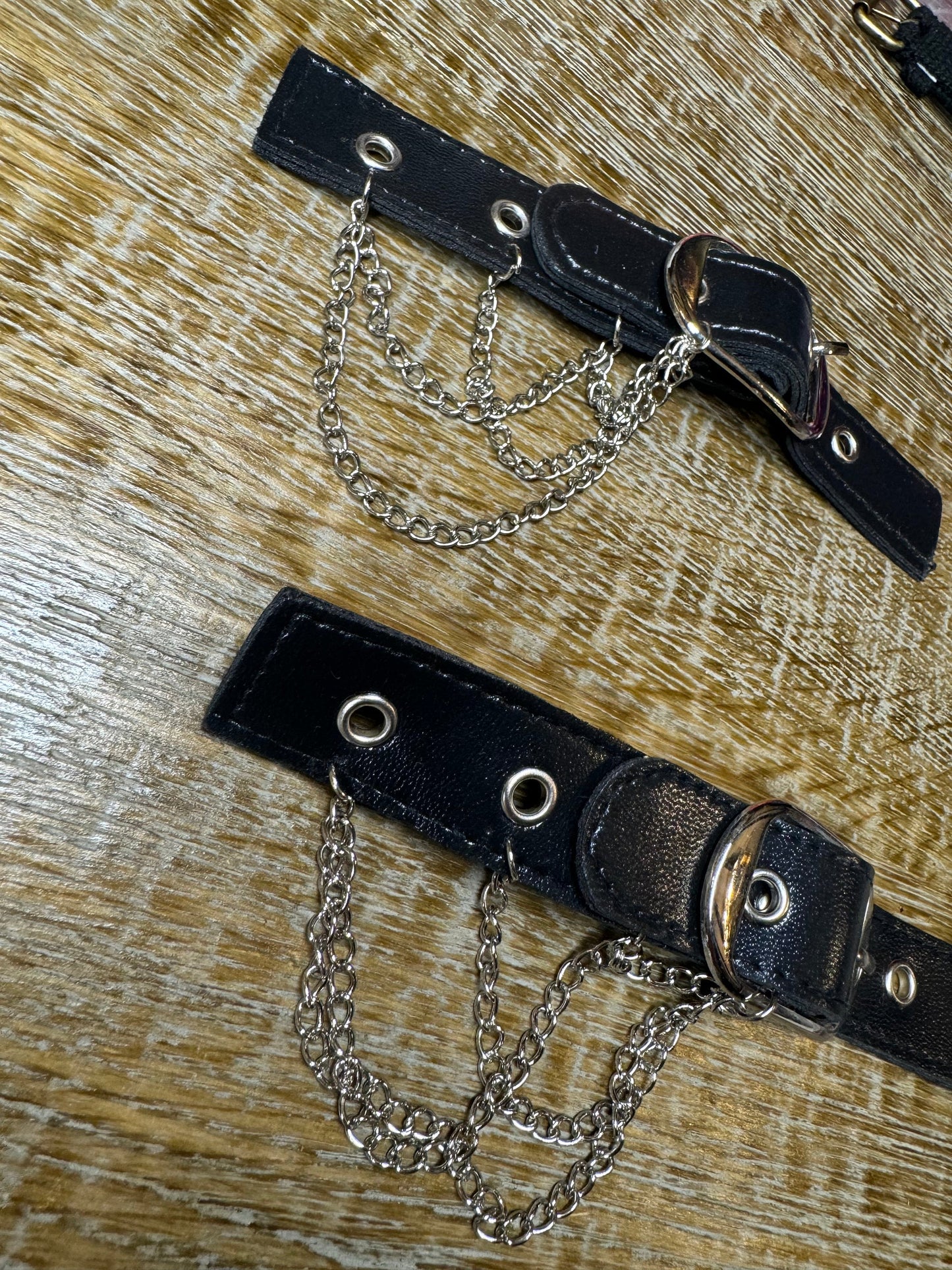 Kilt Strap, Silver Buckle, Hanging Chain, Pink, Festival, Craft, Bags, Dress, Matt Black, High Quality, Clothing