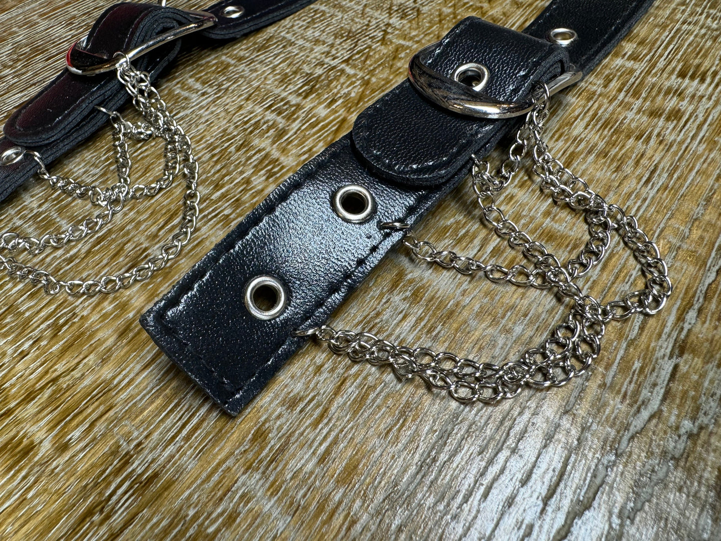 Kilt Strap, Silver Buckle, Hanging Chain, Pink, Festival, Craft, Bags, Dress, Matt Black, High Quality, Clothing