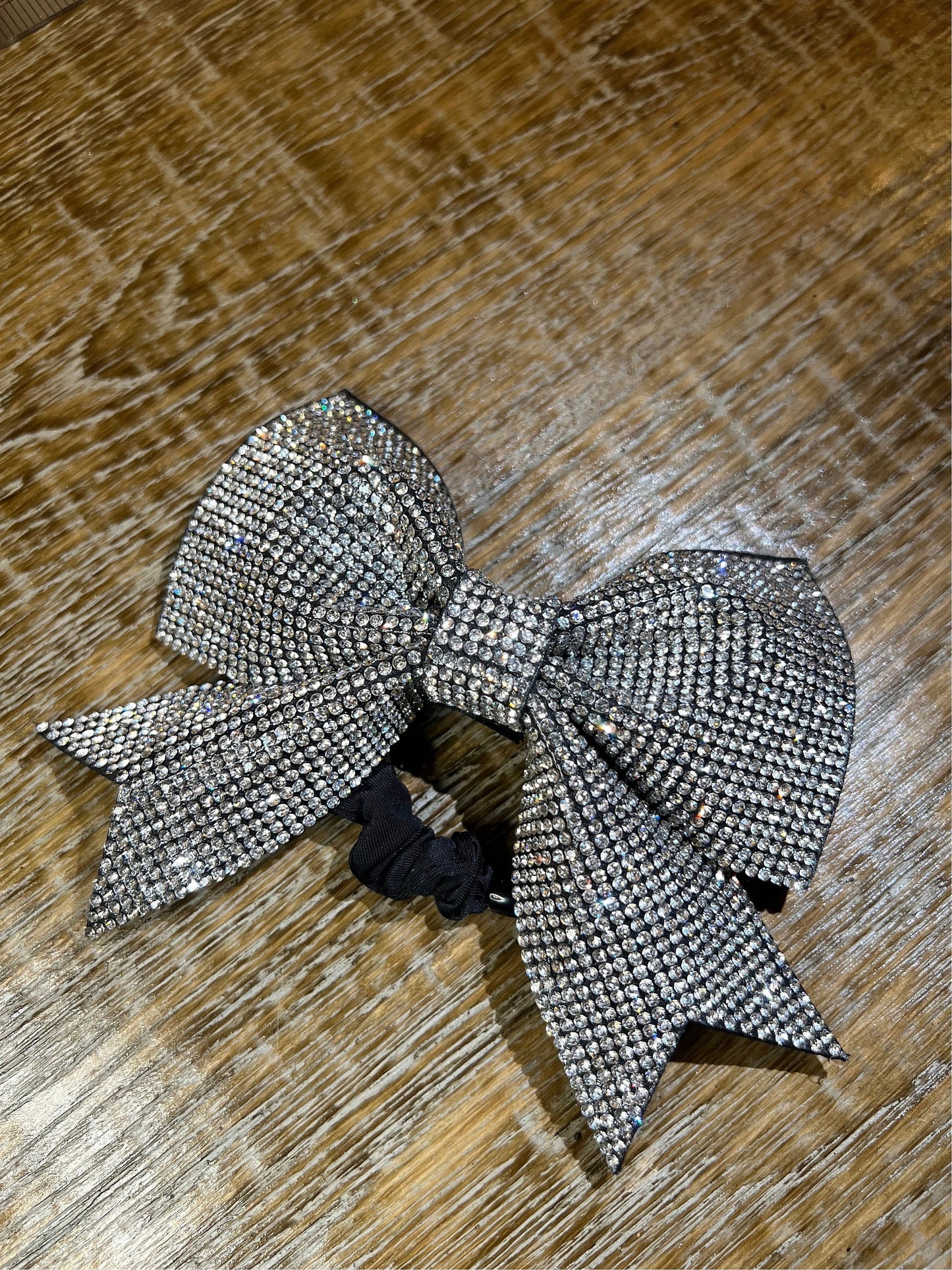 Handmade Rhinestone Bow Headband, Diamanté Jewel Hairband
