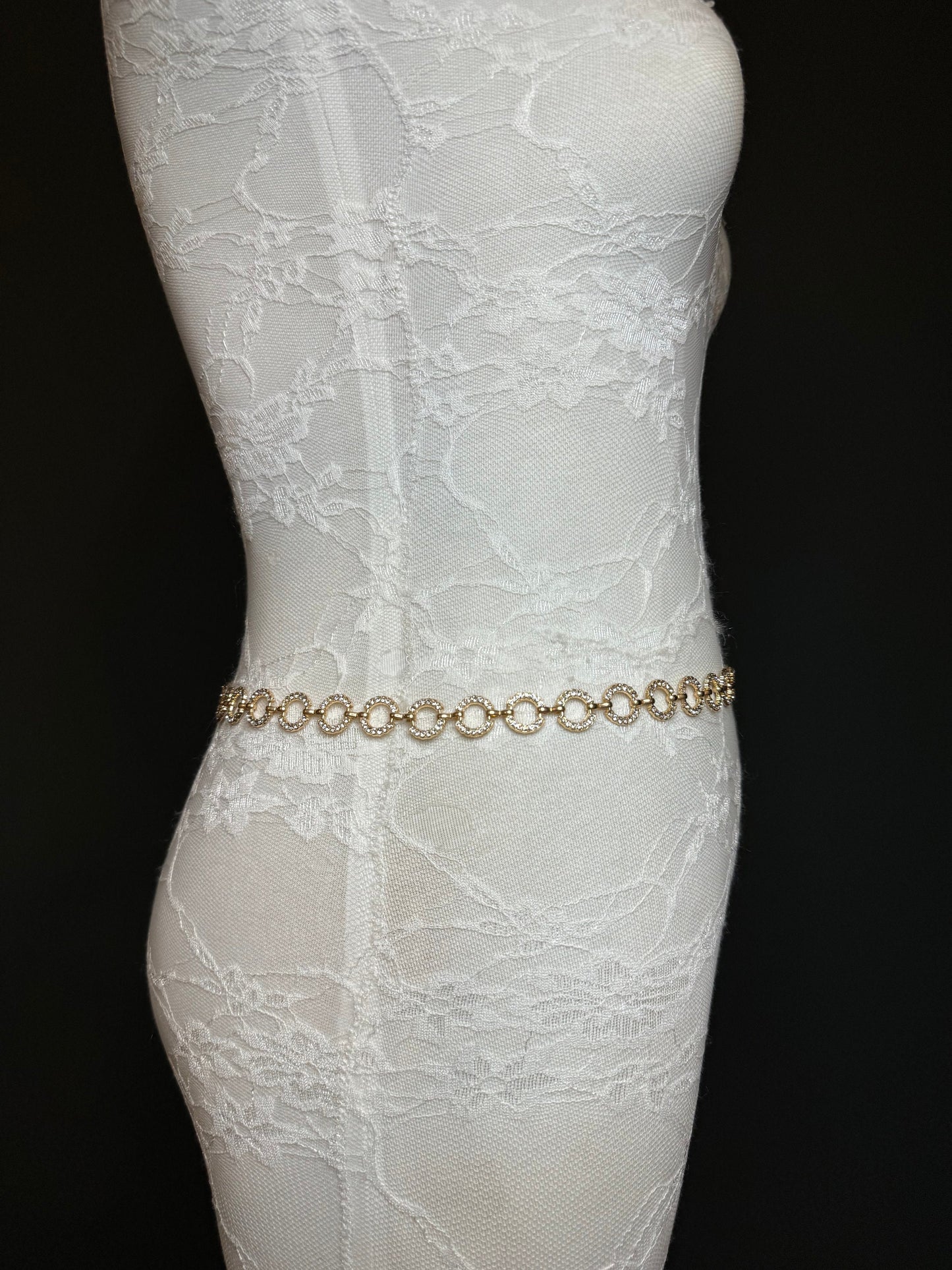 X-long Belt, Rhinestone Ring Belt, Fashion Belt, Silver, Gold Belts, Silver or Gold, Waist sizes 18”-60”, Handmade, Swimwear, Dresses, Gift