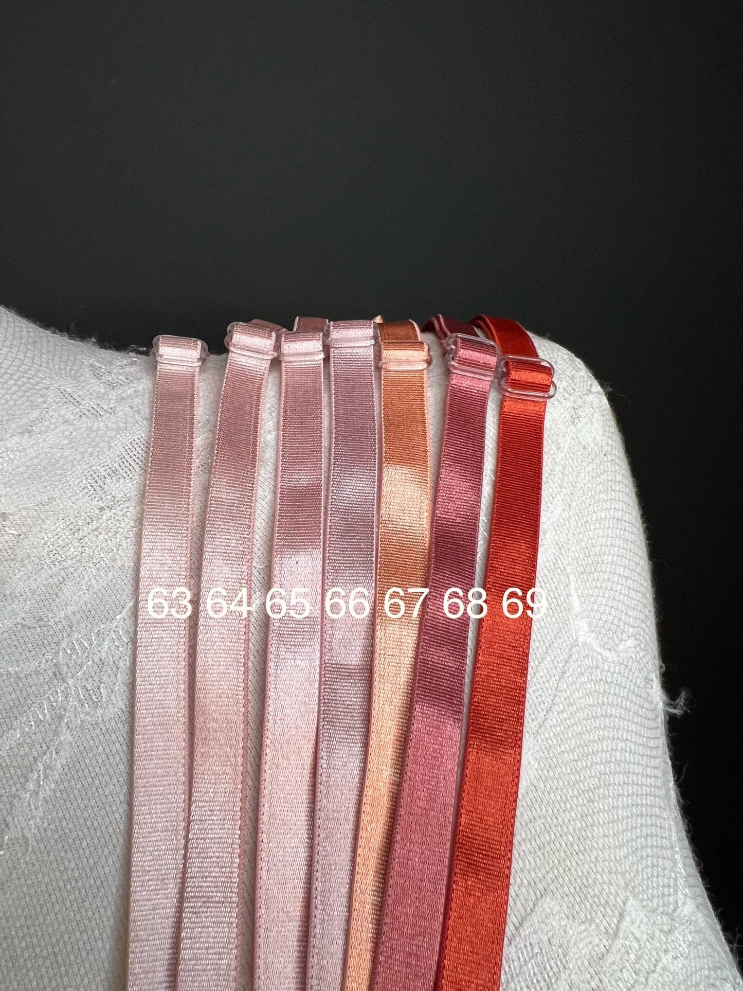 Bra Straps, Bra Strap Elastic, Sewing Bra Straps, 82 Colours, Adjustable, Sew on, Lingerie, 6mm, 10mm, Yellow, Orange