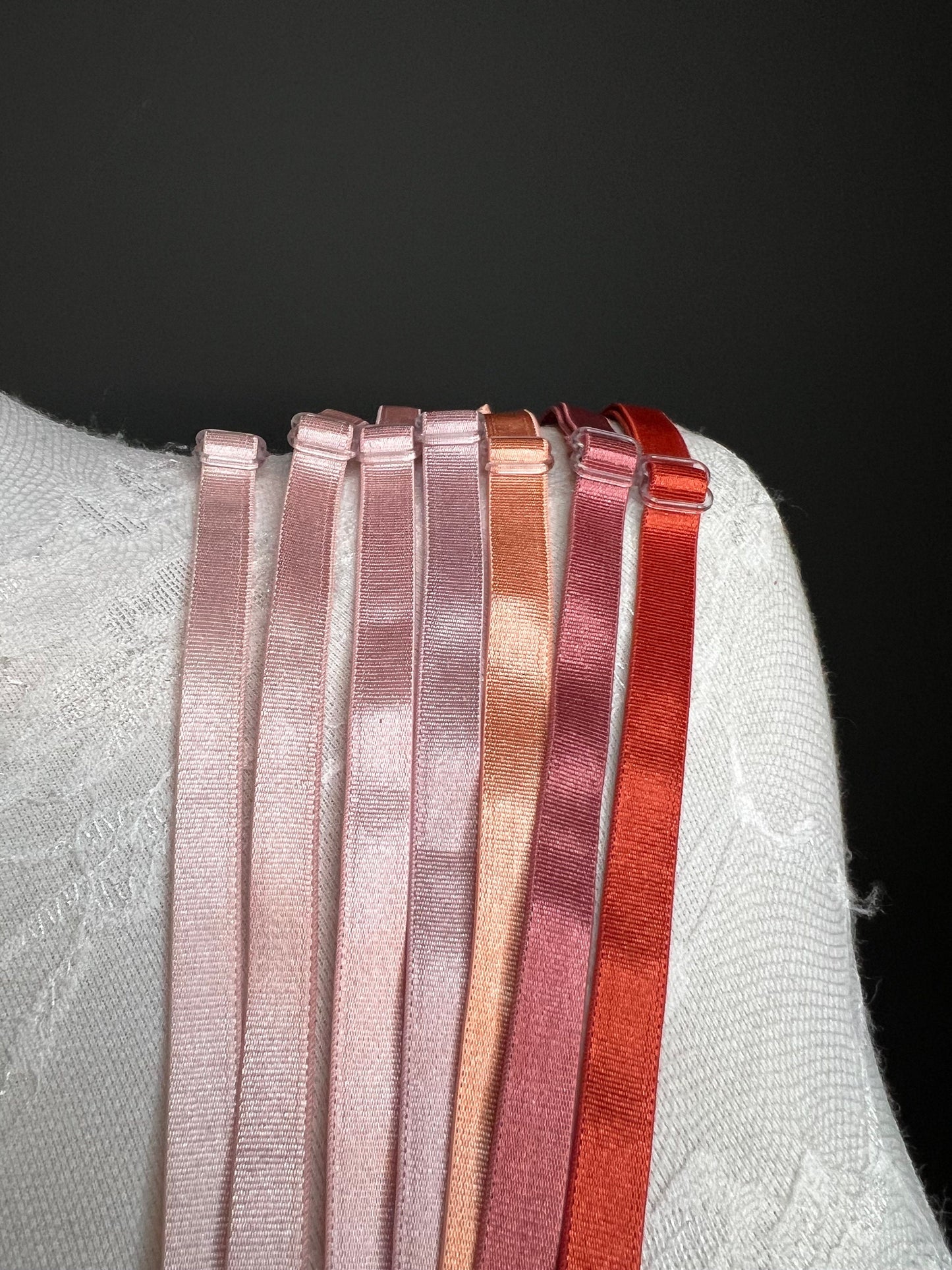 Bra Straps, Bra Strap Elastic, Sewing Bra Straps, 82 Colours, Adjustable, Sew on, Lingerie, 6mm, 10mm, Yellow, Orange