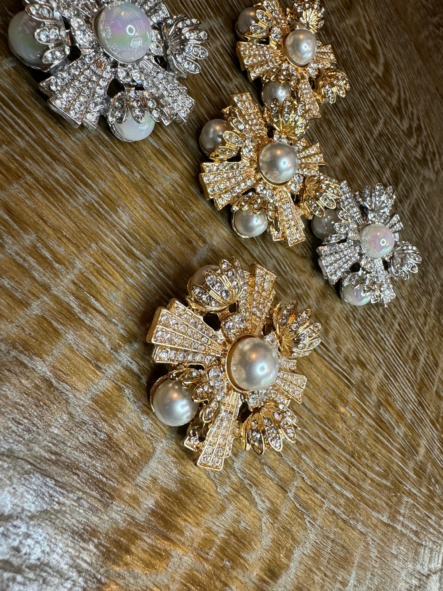Brooch Rhinestone 2” Crystal Brooch Jewel Brooch, Stunning Brooch, Wedding, Bridal, Sash, Pin on, Gold, Silver, Elegant, Dress, Blazer