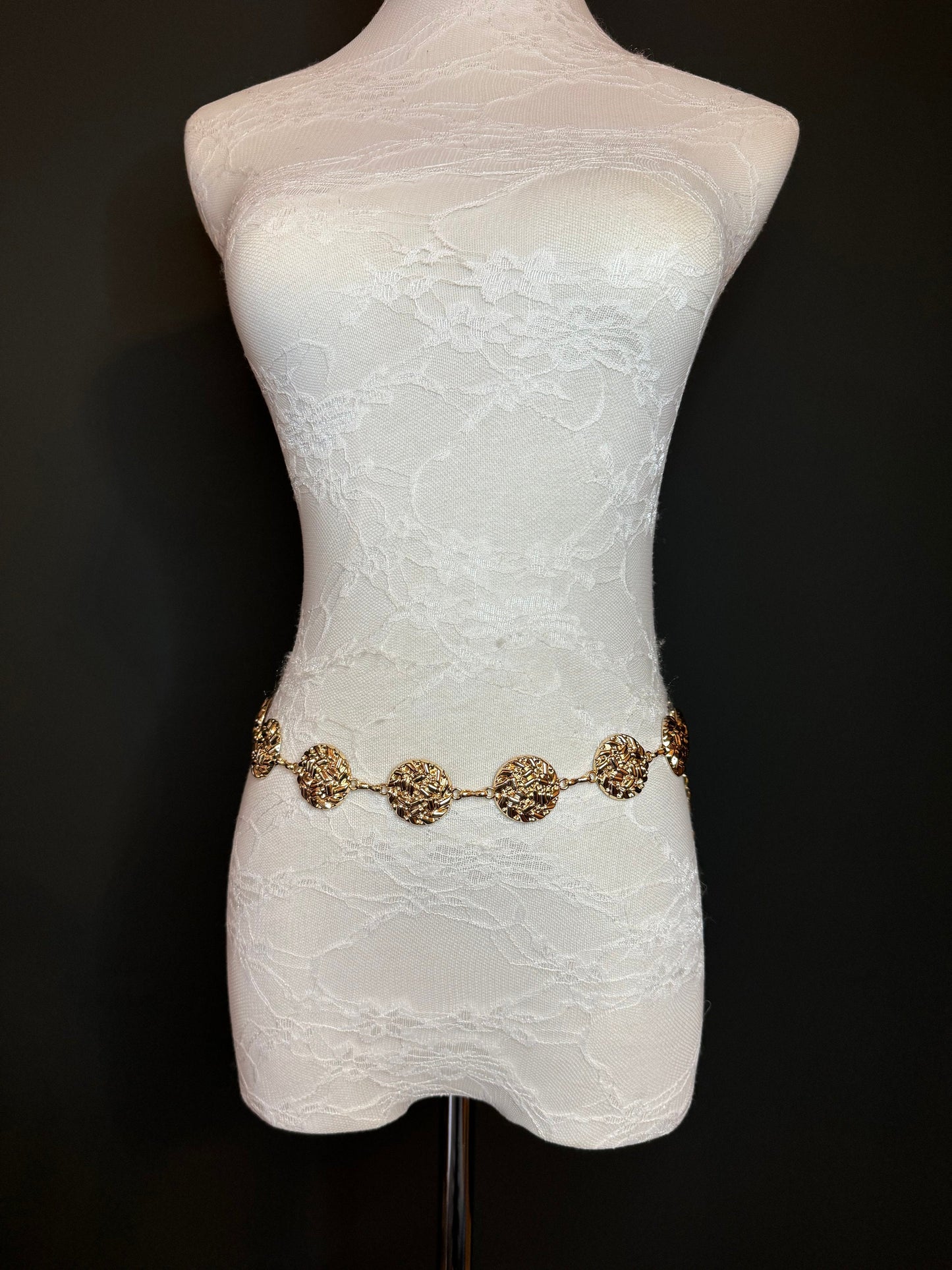 X-long Ring Belt, Metal Ring Belt, Teen Sizes, Size 18”-60”, Fan Design, Fan Collection, Gold, Silver Metal belt, Fashion Accessory
