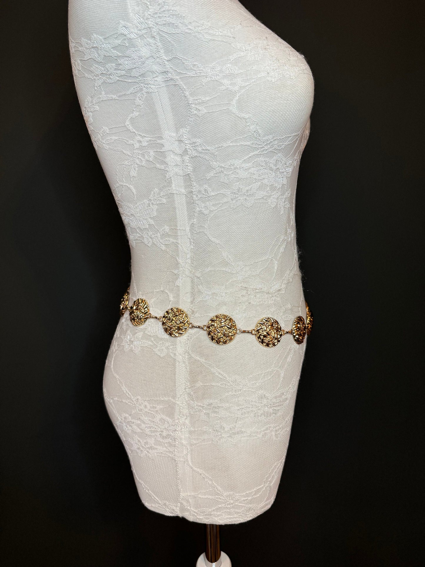 X-long Ring Belt, Metal Ring Belt, Teen Sizes, Size 18”-60”, Fan Design, Fan Collection, Gold, Silver Metal belt, Fashion Accessory