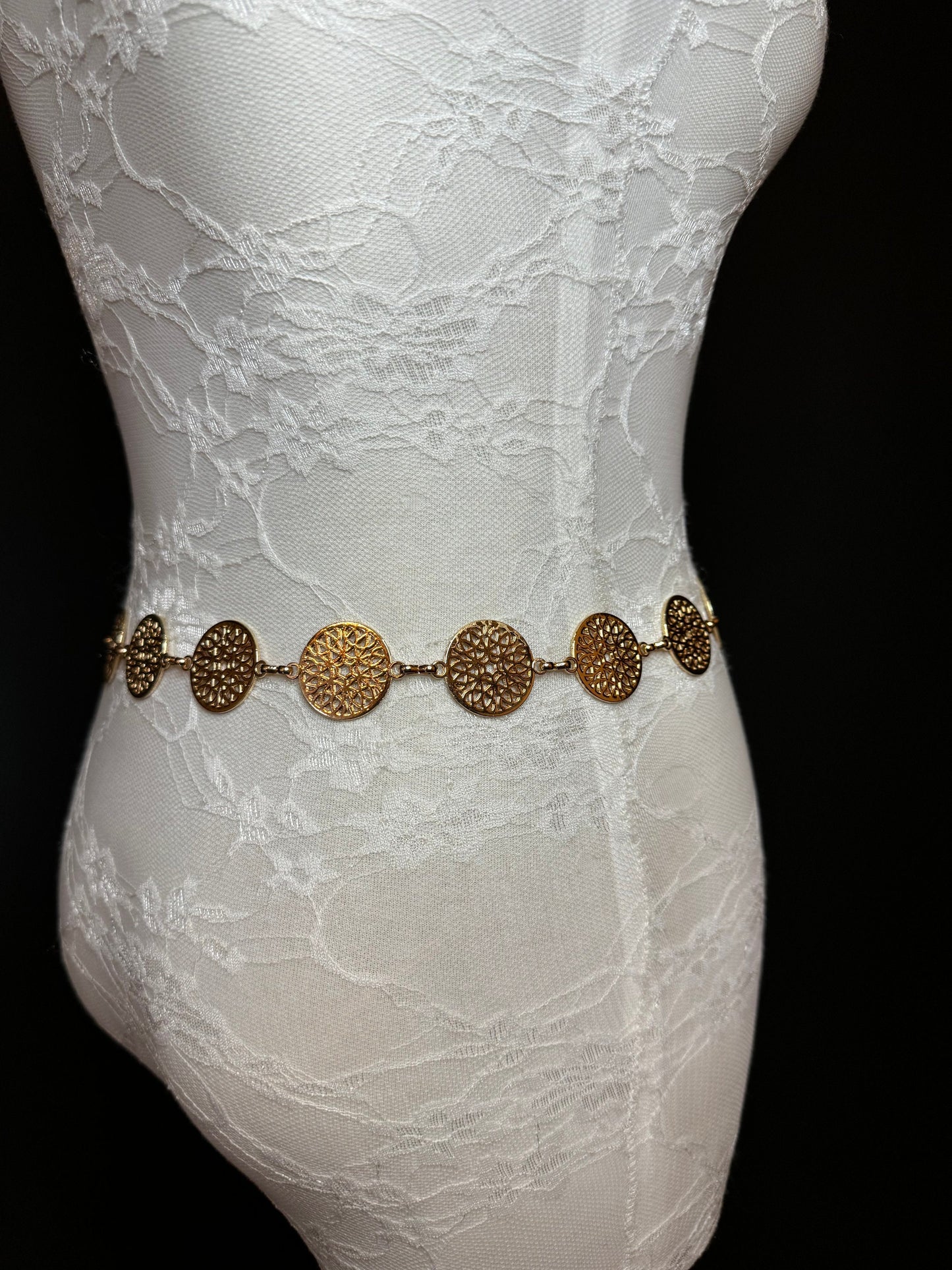 X-long Ring Belt, Metal Ring Belt, Teen Sizes, Size 18”-60”, Fan Design, Fan Collection, Gold, Silver Metal belt, Fashion Accessory