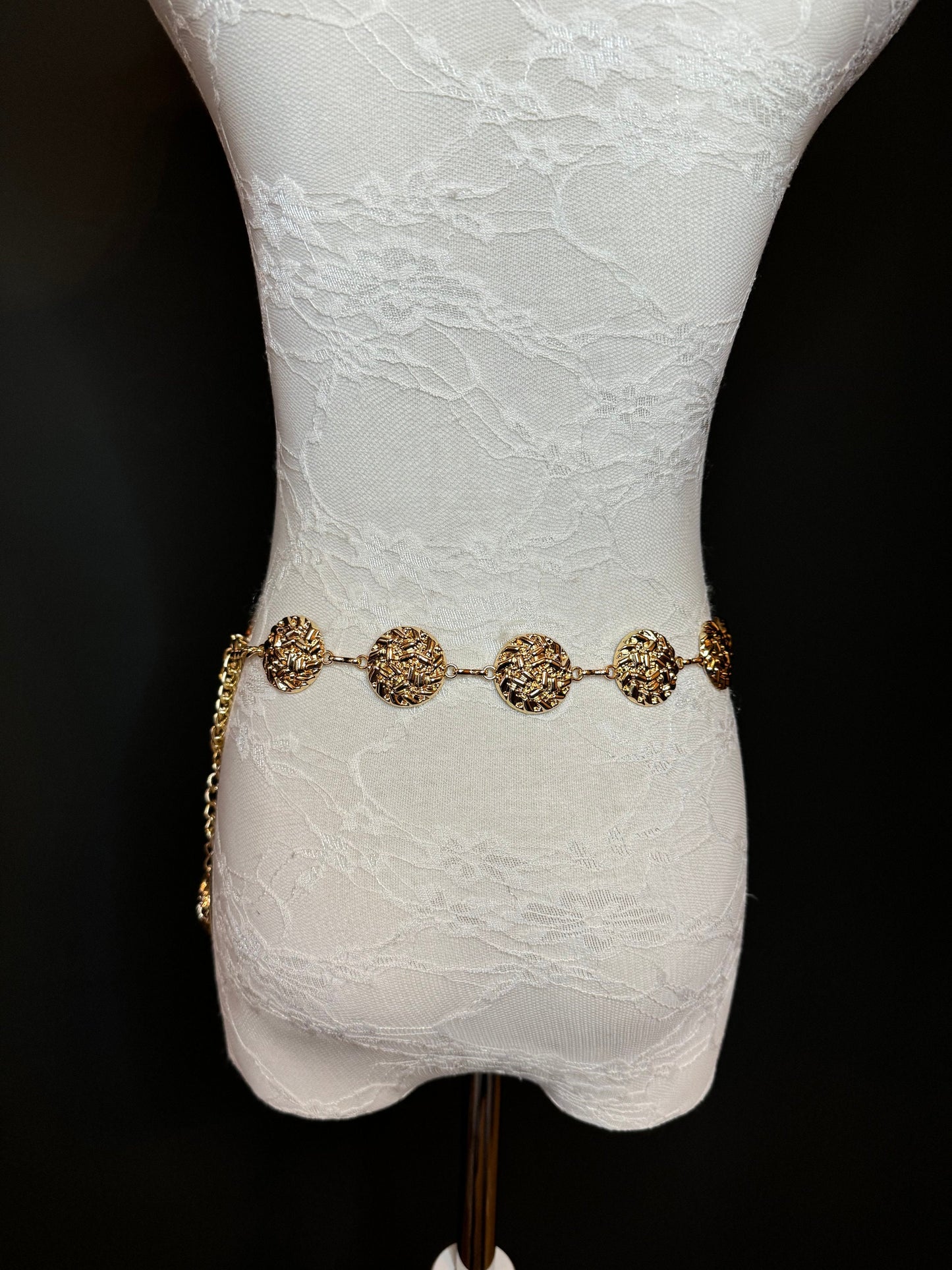 X-long Ring Belt, Metal Ring Belt, Teen Sizes, Size 18”-60”, Fan Design, Fan Collection, Gold, Silver Metal belt, Fashion Accessory