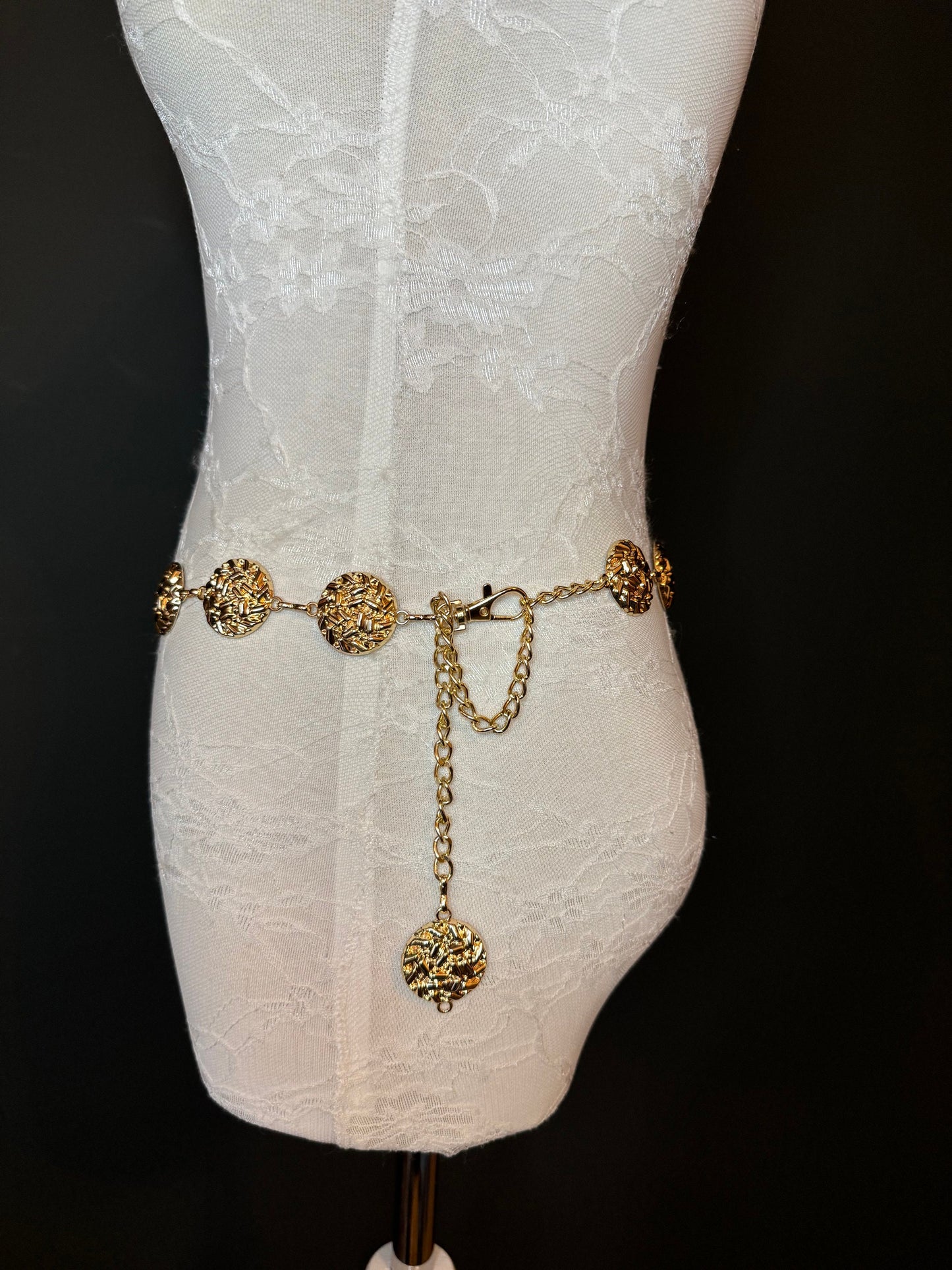 X-long Ring Belt, Metal Ring Belt, Teen Sizes, Size 18”-60”, Fan Design, Fan Collection, Gold, Silver Metal belt, Fashion Accessory