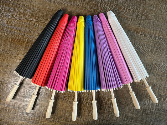 Paper Umbrella, Decorative, Party, Bridesmaid Umbrella, Gift, Sun Umbrella, Weddings, Bridesmaid, Home Decor, Events, Display, 24” Wide