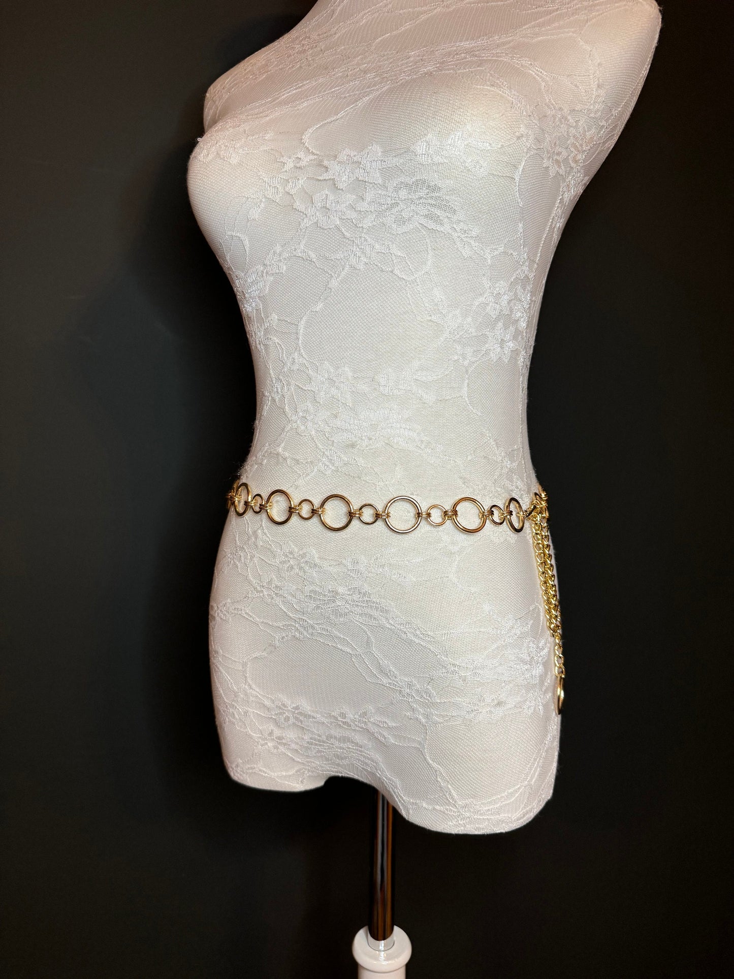 X-long Ring Belt, Metal Ring Belt, Teen Sizes, Sizes 18”-60”, Custom, Fan Design, High Quality, Gold, Silver Metal belt, Fashion Accessory