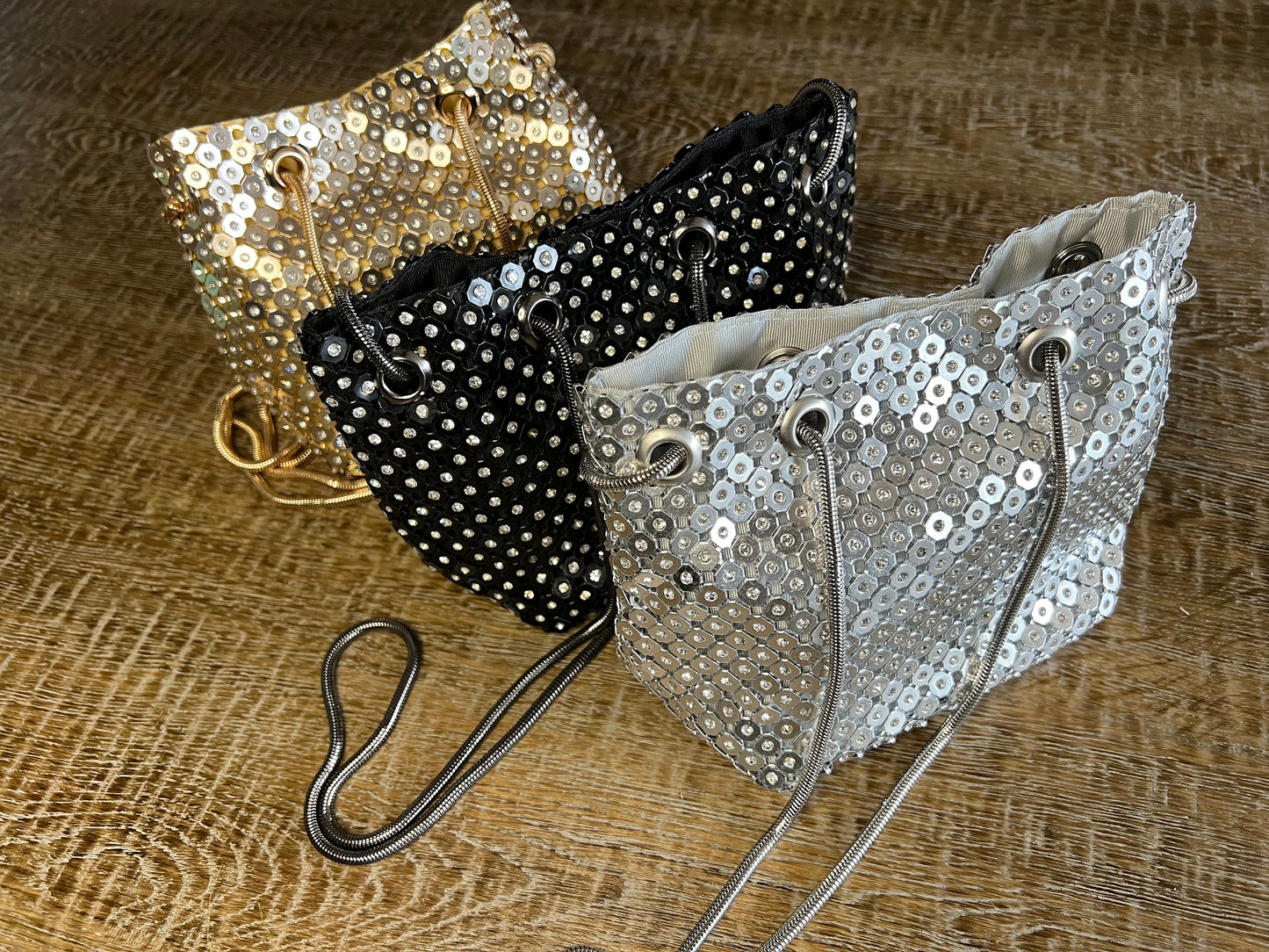 Rhinestone Chainmail Silver Handbag, Quality Handbag, Chainmail, Diamanté, Fashionable Bag, Silver