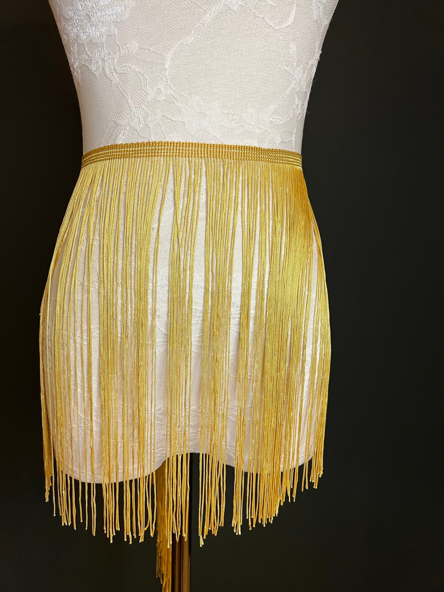 12” Silver Fringe Trim