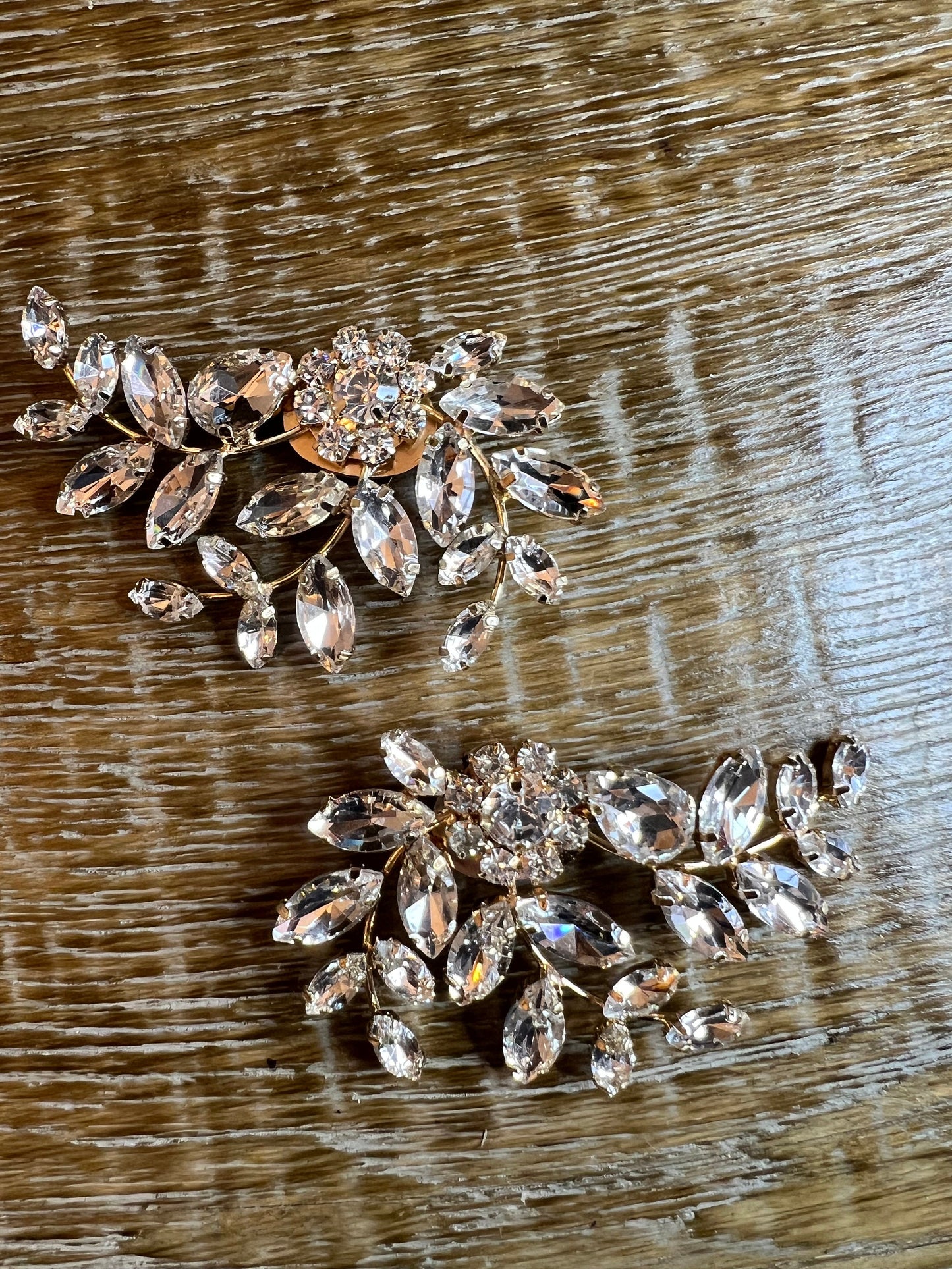 Rhinestone Shoe Clip, Bag Clip, Bridal, Bridesmaid, Party Silver Gold