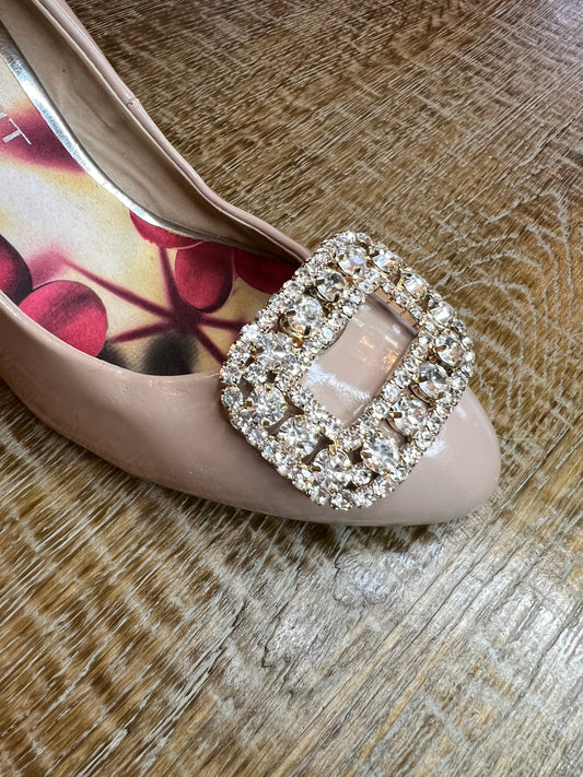 Rhinestone Shoe Clip, Bag Clip, Bridal, Bridesmaid, Party Gold