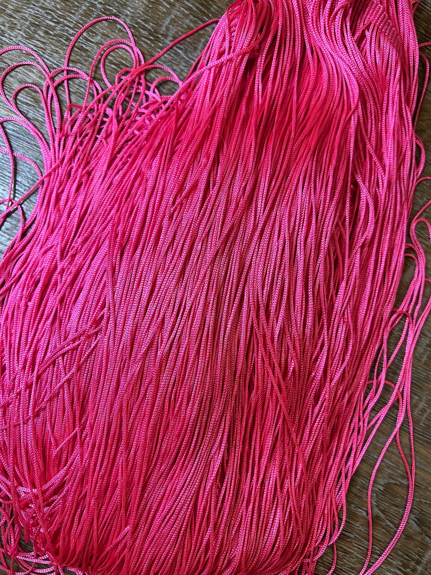 40" 100cm Wide Dense Fringe Trim, Fluorescent Pink, 27 Colours Available