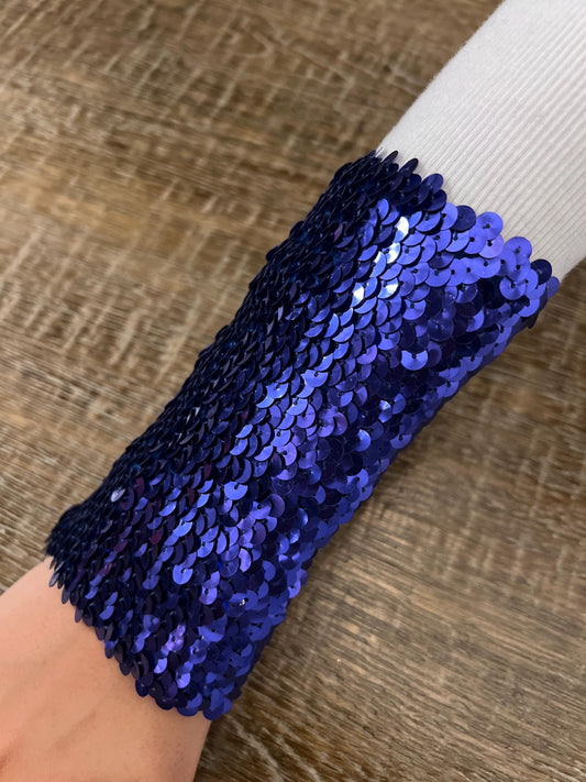Sequins Cuff, 5.5” Wide Stretch Sequin Band, 14cm Stretch  Sequins Cuff, Costumes, 10 colours, Elastic Sequin Cuff, Leg Cuff, Sparkle