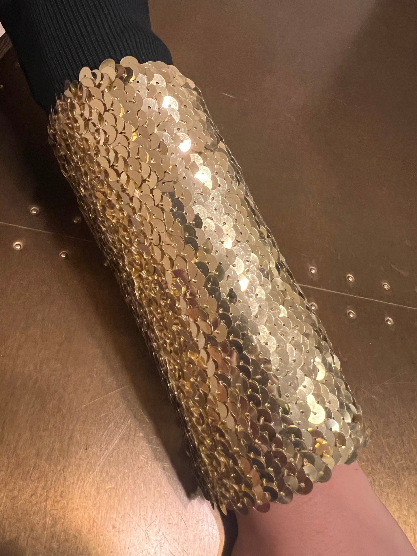Sequins Cuff, 5.5” Wide Stretch Sequin Band, 14cm Stretch  Sequins Cuff, Costumes, 10 colours, Elastic Sequin Cuff, Leg Cuff, Sparkle