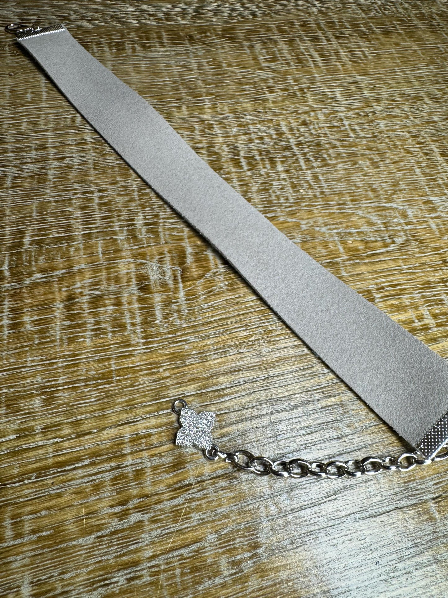 Rhinestone Diamanté 1.5” Wide Choker, 4cm Wide Choker Necklace, Smooth choker, Elegant Choker, Handmade, Dresses, Gift