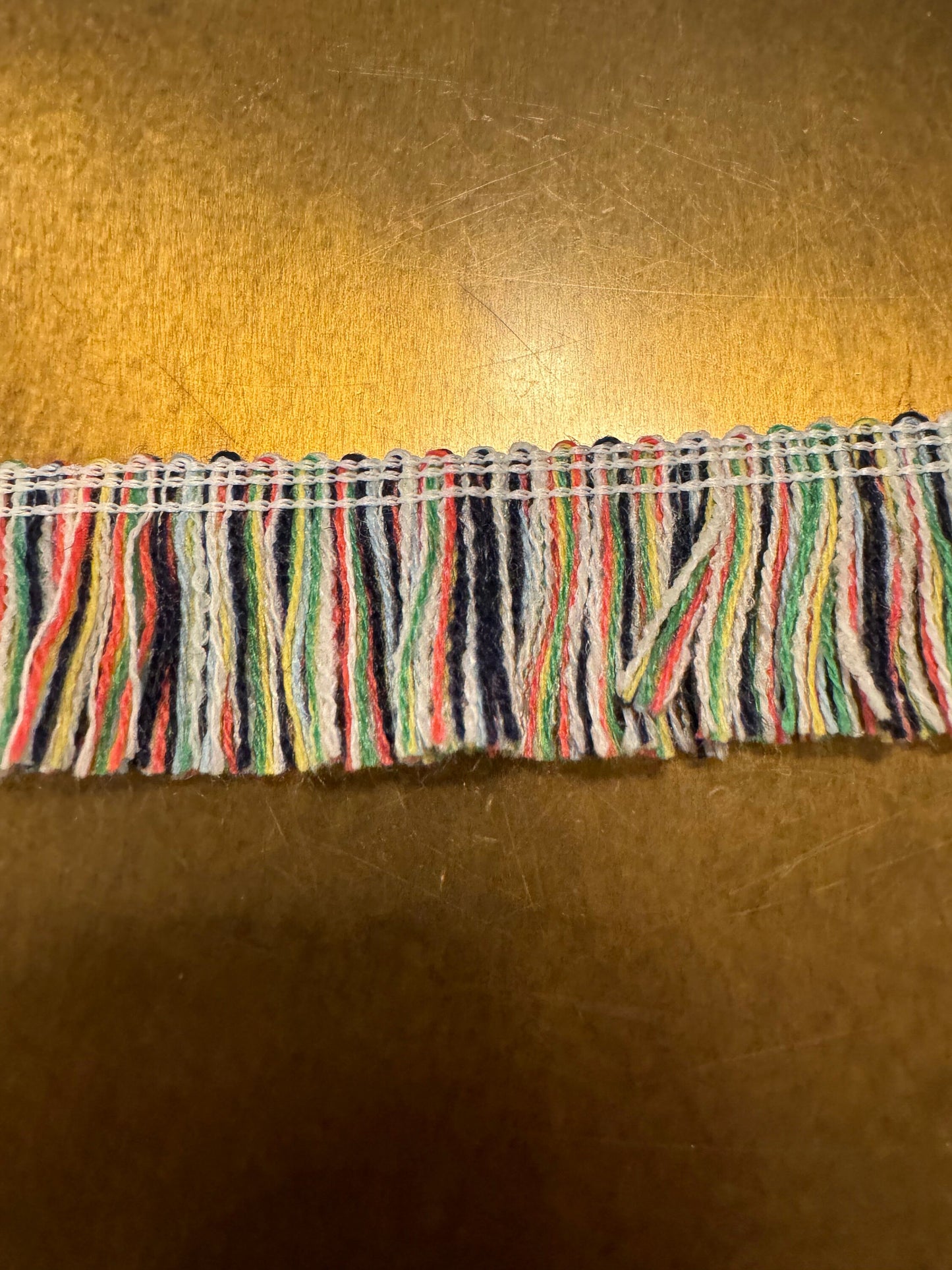 Fringe Tassel, Tassel Trim, Ivory, Multicolour, 3cm Wide, Dense, UK made, Soft, Higj Quality, Natural, Crafts, Clothing, Towels,