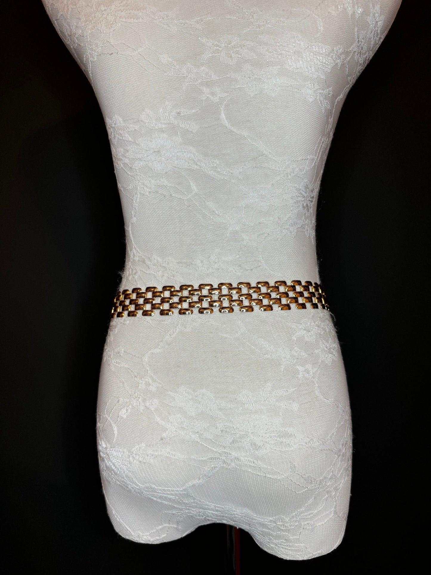 X-long Belt, Gold Buckle Chain Belt, Fashion Belt, Swimwear, Accessory, Gold, Size 18”-60”, Festival, Gift, Dress, FAN Design