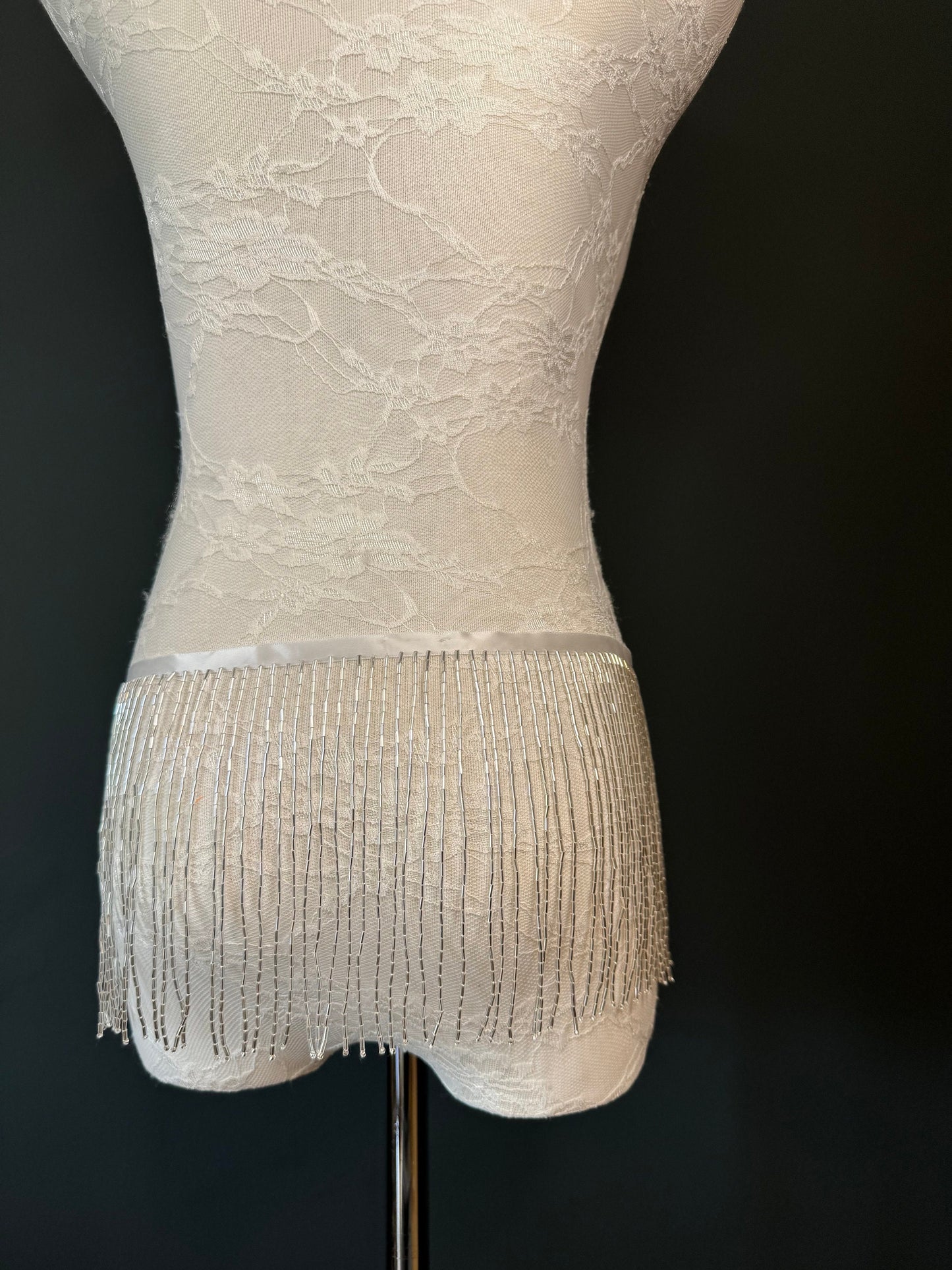 X-long Belt, Glass Beaded Fringe Belt, 8 colours, Sizes 18 to 60 inch, FAN Design, Fashion, Costume, Dance, Festival