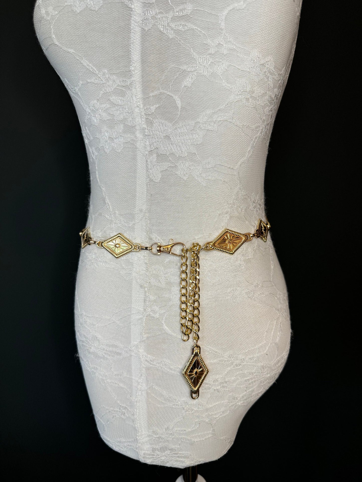 X-long Disc Belt, Gold, Antique Brass, Metal Disc Belt, Teen Sizes, Size 18”-60”, FAN Design, FAN Collection, Fashion Accessory, Gift