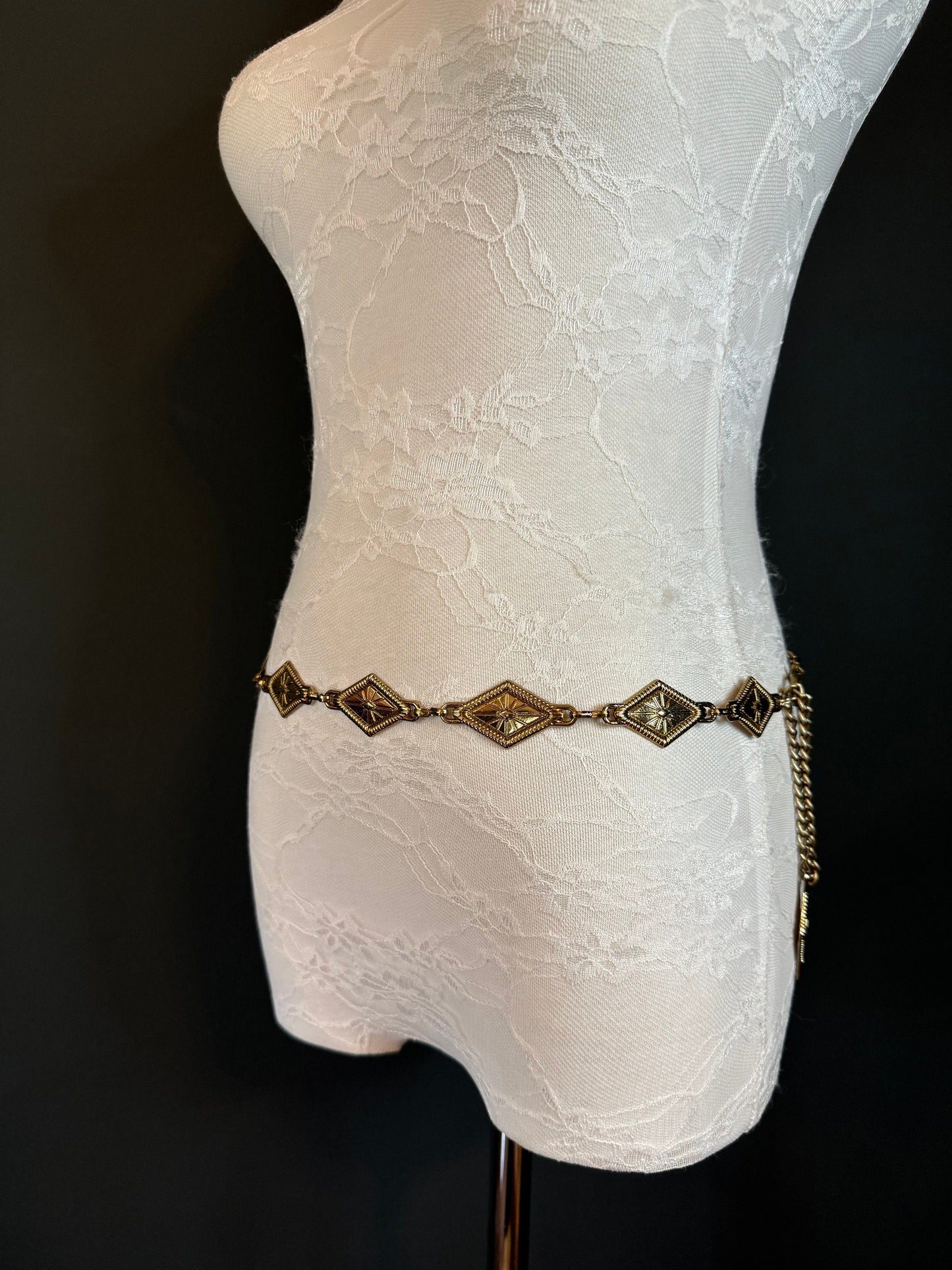 X-long Disc Belt, Gold, Antique Brass, Metal Disc Belt, Teen Sizes, Size 18”-60”, FAN Design, FAN Collection, Fashion Accessory, Gift