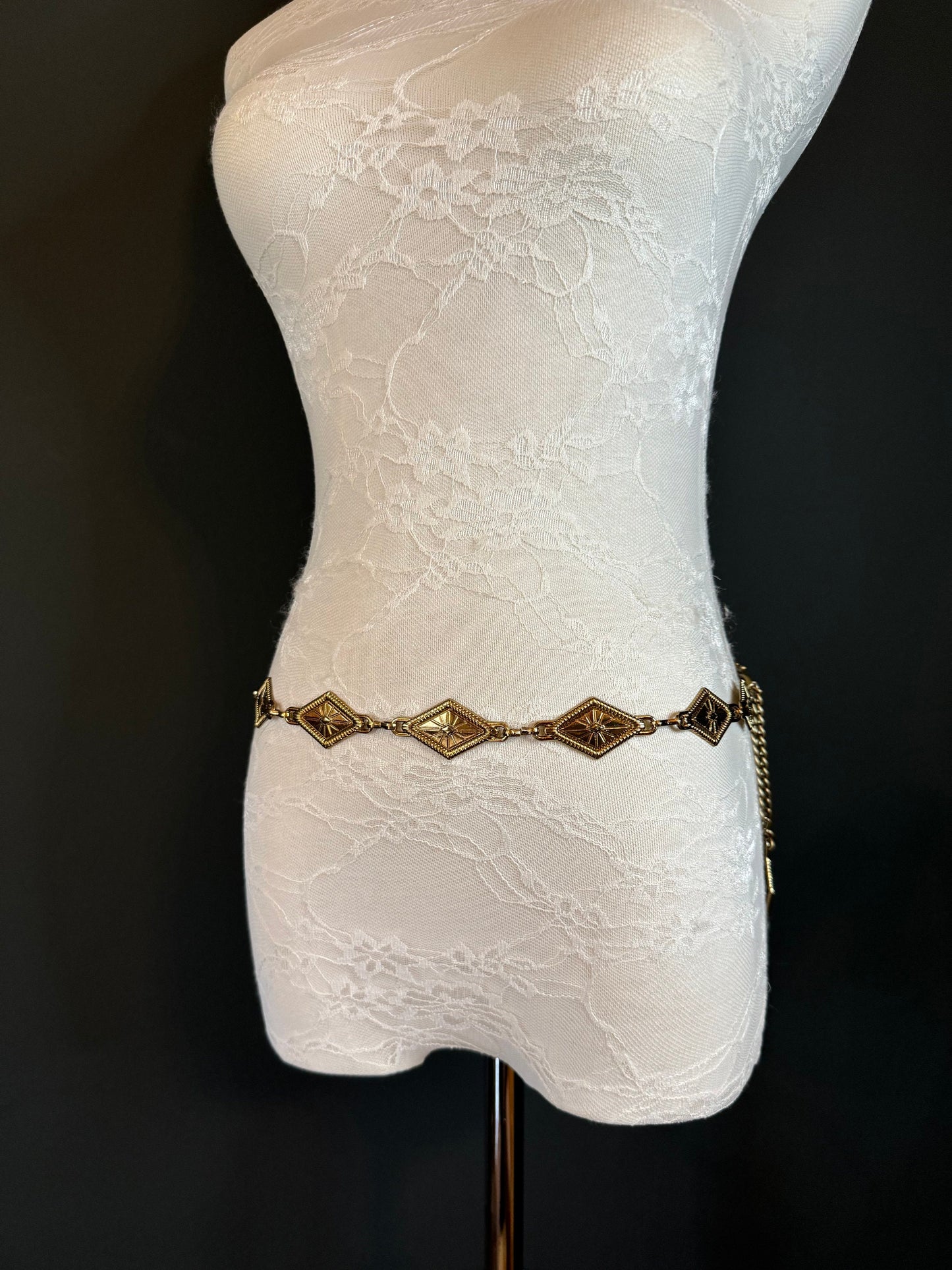 X-long Disc Belt, Gold, Antique Brass, Metal Disc Belt, Teen Sizes, Size 18”-60”, FAN Design, FAN Collection, Fashion Accessory, Gift