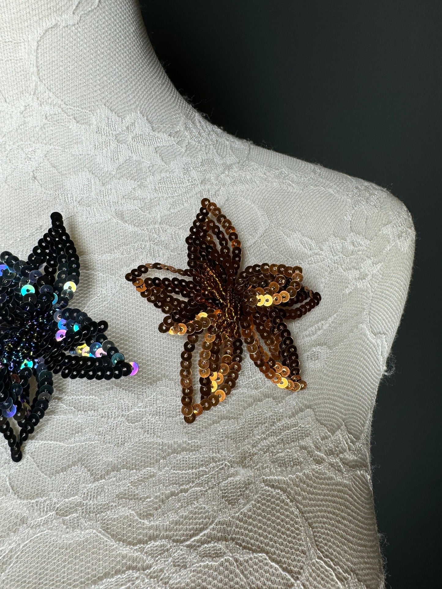 2.5” Brooch  Sequins & Bead Brooch, Fashionable Brooch, Handmade, 3D Brooch, Pin on Brooch, Brooch, Fan Fashion Exclusive Design