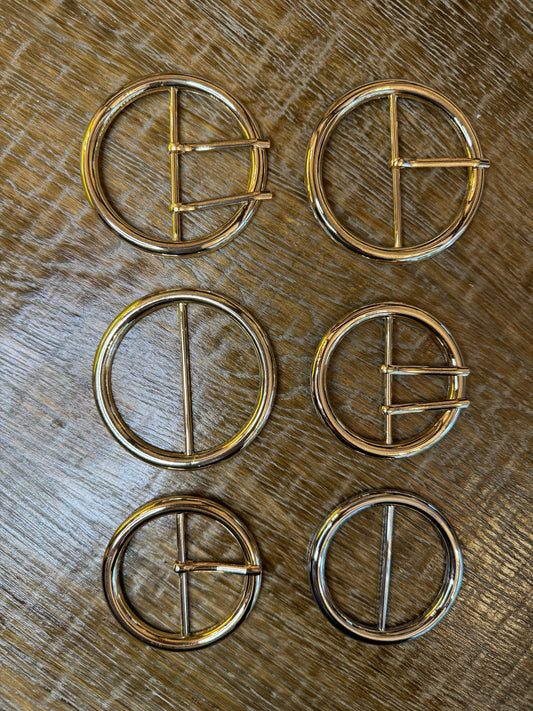 3” Metal Gold Buckle, Metal Slide Buckle, Gold Buckle, 3” Wide, Belts, Dress, stops, Bags